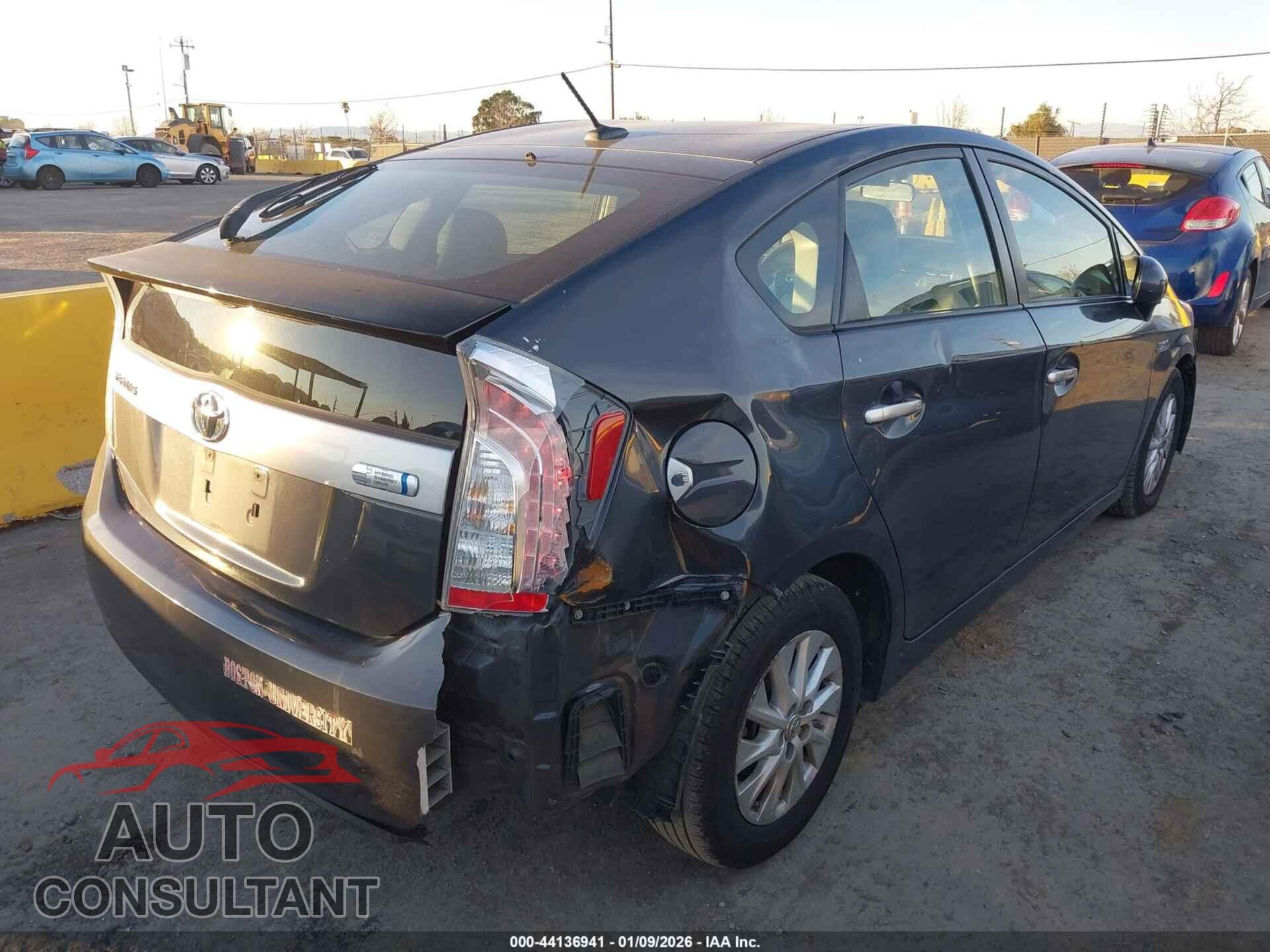 TOYOTA PRIUS PLUG-IN 2012 - JTDKN3DP6C3017939