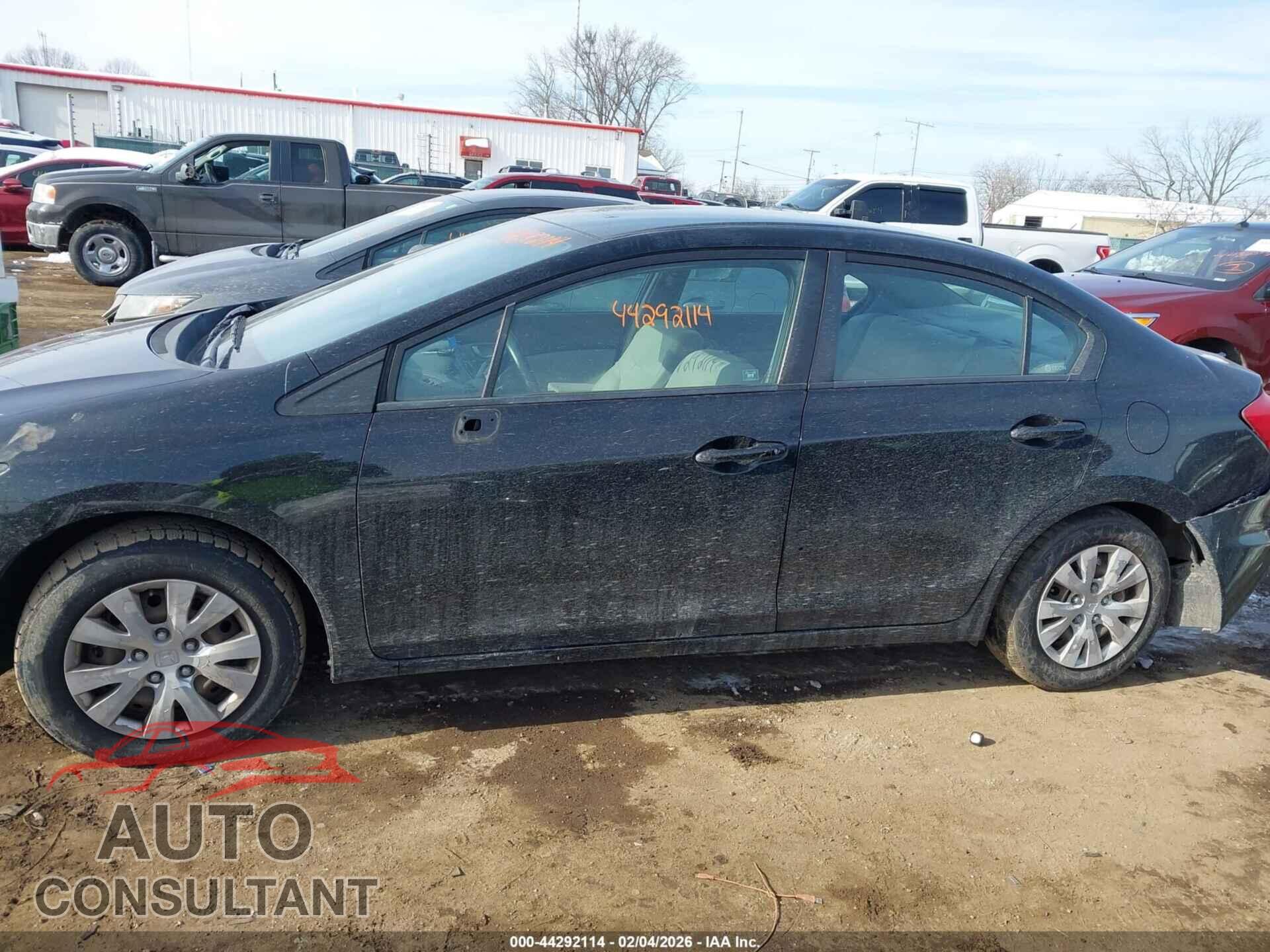 HONDA CIVIC 2012 - 19XFB2F51CE037850