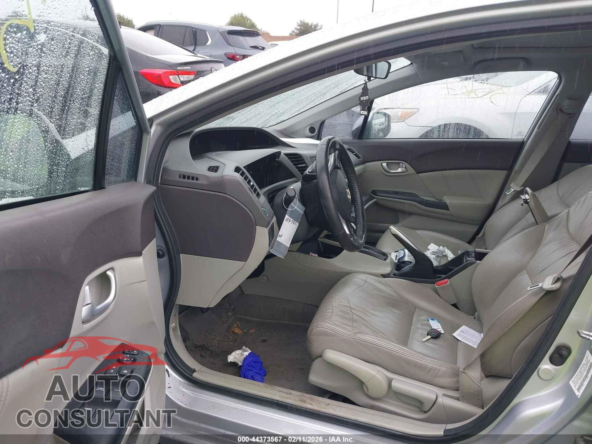 HONDA CIVIC 2012 - 2HGFB2F9XCH504546