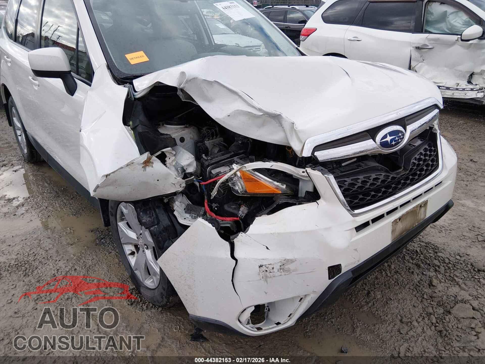 SUBARU FORESTER 2016 - JF2SJADC7GH566671
