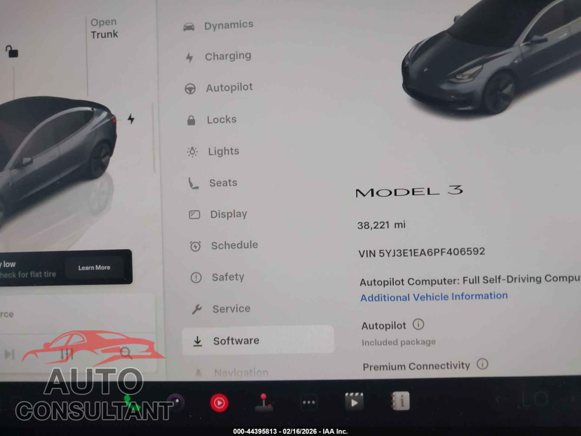 TESLA MODEL 3 2023 - 5YJ3E1EA6PF406592