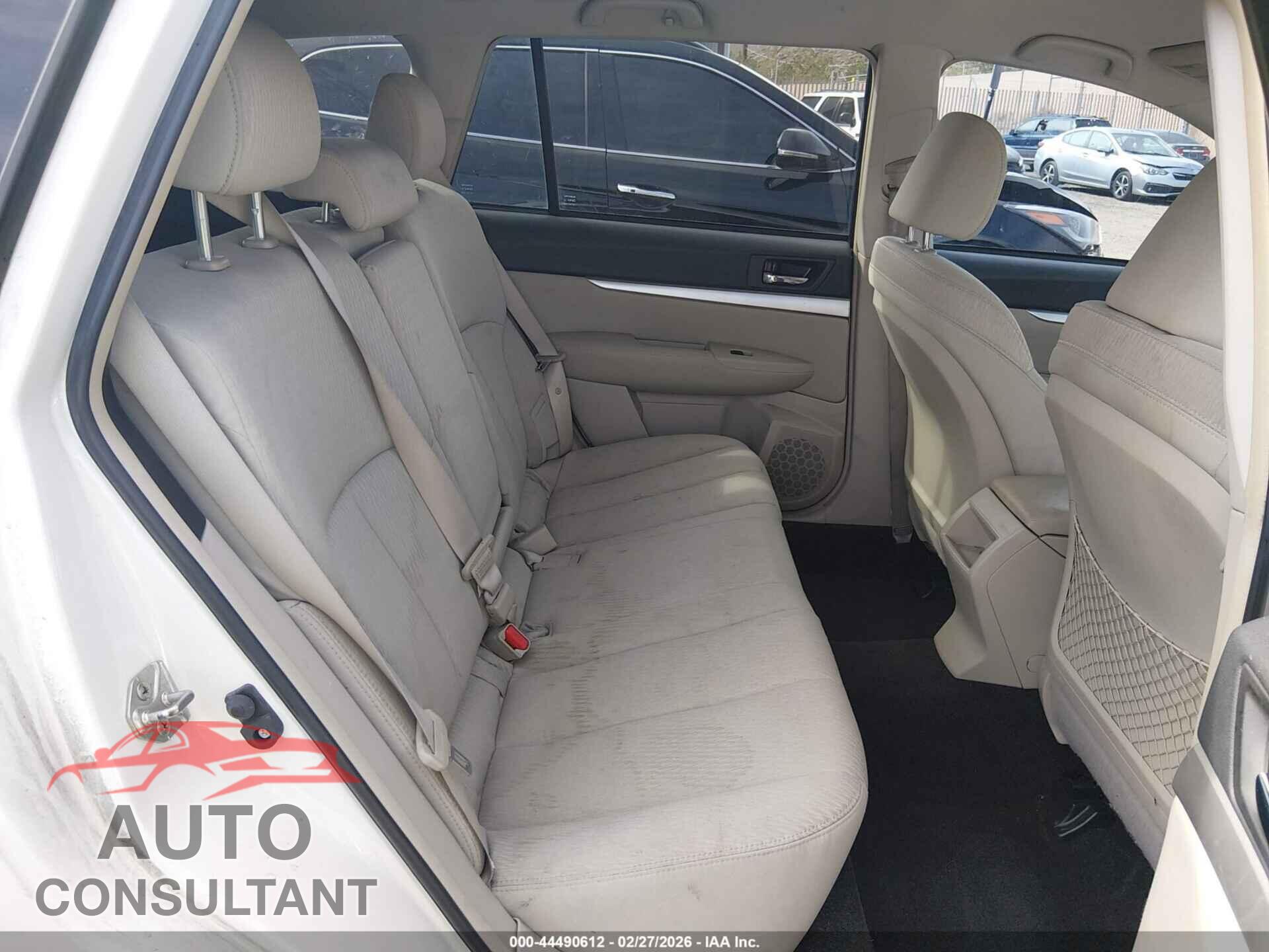SUBARU OUTBACK 2012 - 4S4BRBCC9C3209638