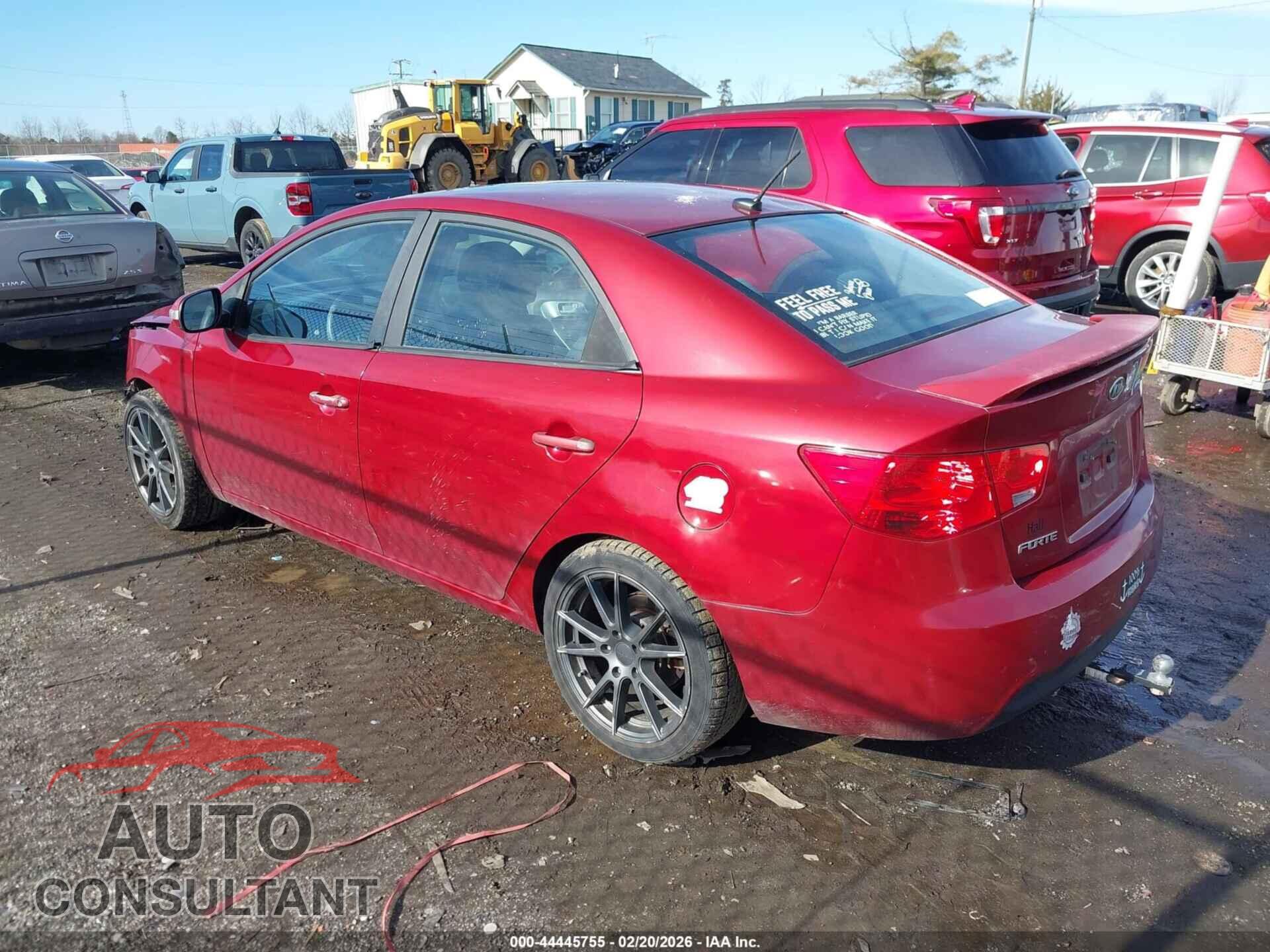 KIA FORTE 2010 - KNAFW4A35A5244785