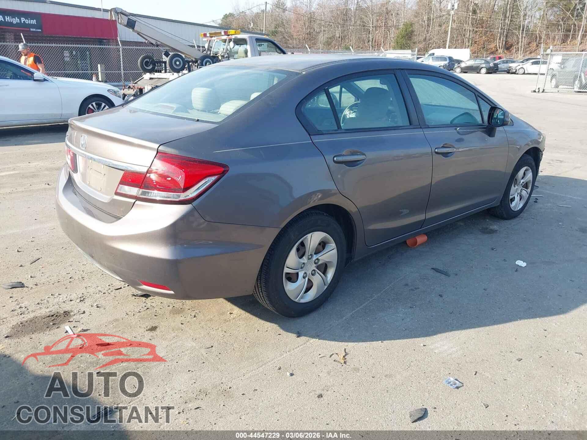 HONDA CIVIC 2013 - 2HGFB2F59DH565157