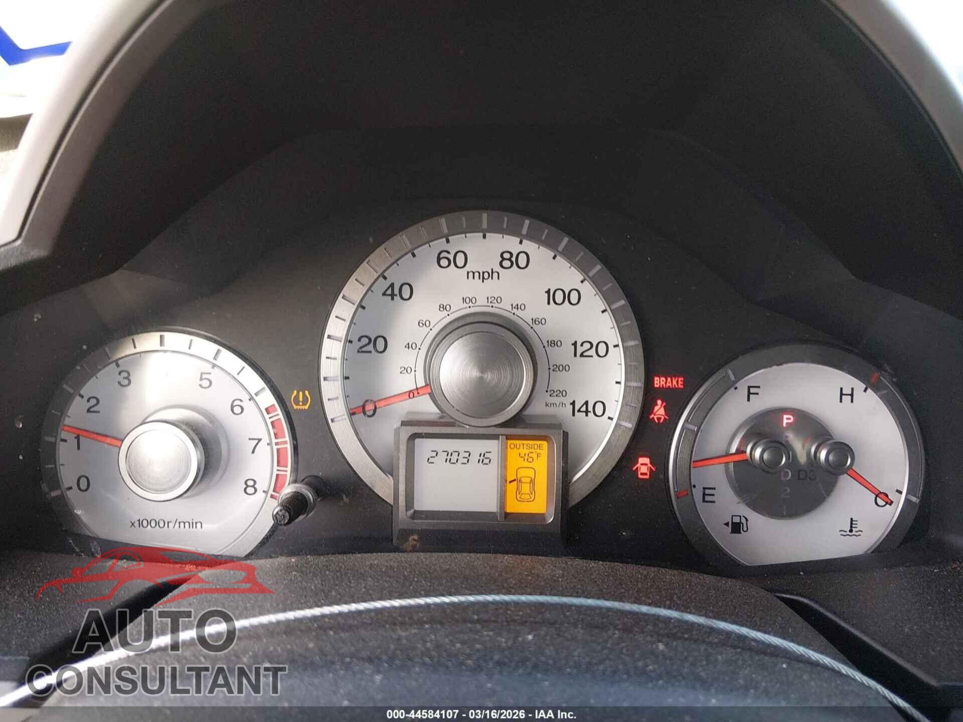 HONDA PILOT 2011 - 5FNYF3H69BB041338