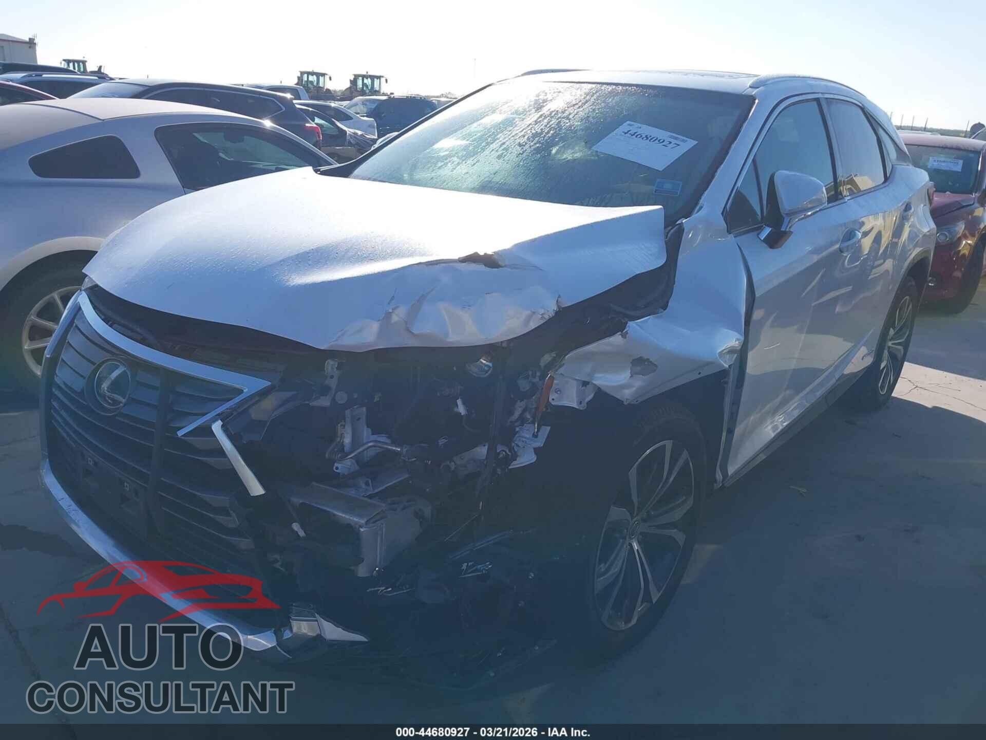 LEXUS RX 450H 2017 - 2T2BGMCA2HC019095