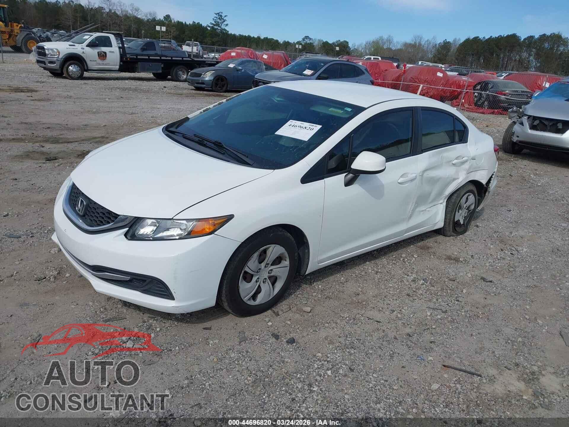 HONDA CIVIC 2013 - 19XFB2F55DE003864