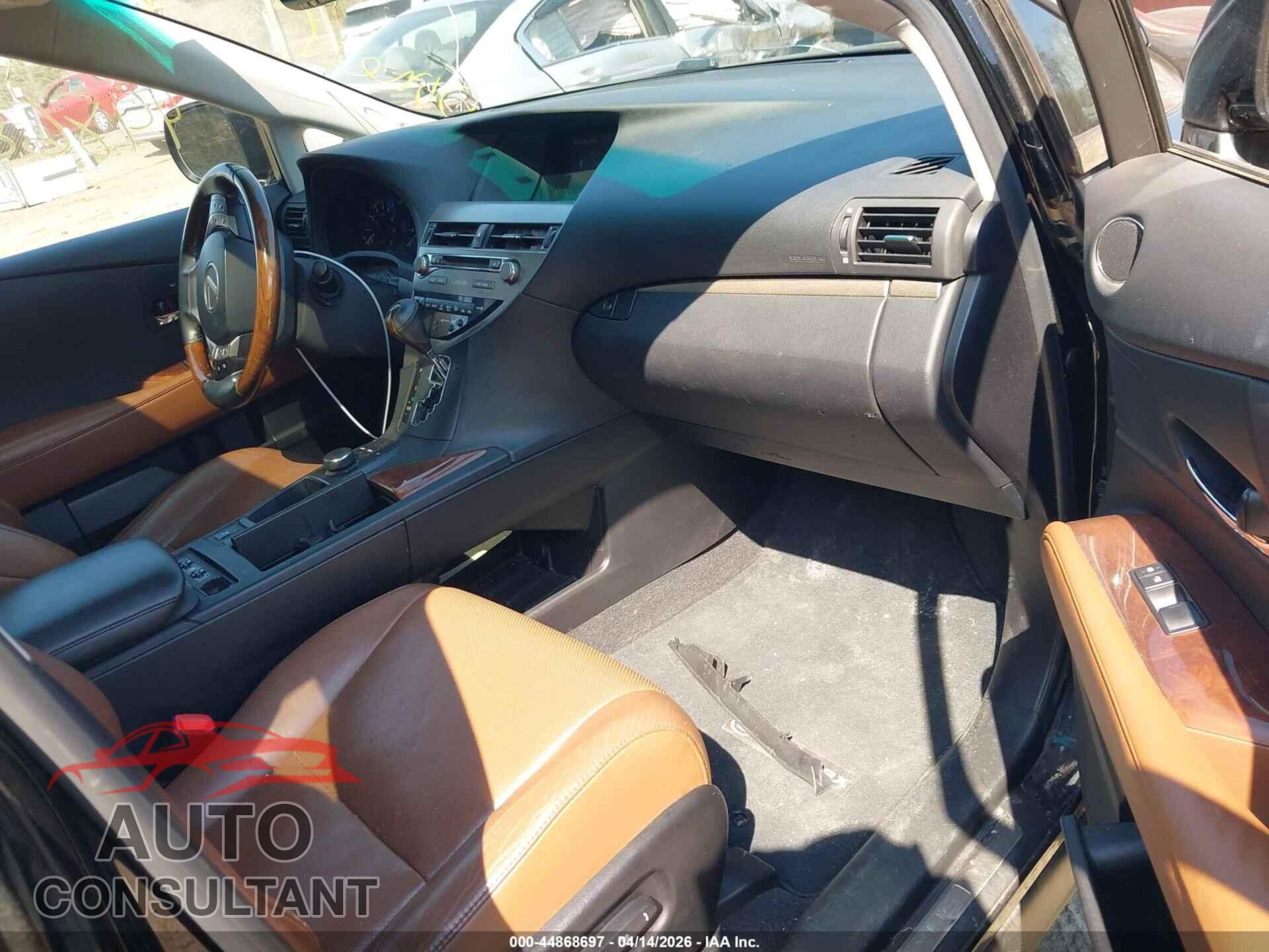 LEXUS RX 350 2013 - 2T2BK1BA8DC209783