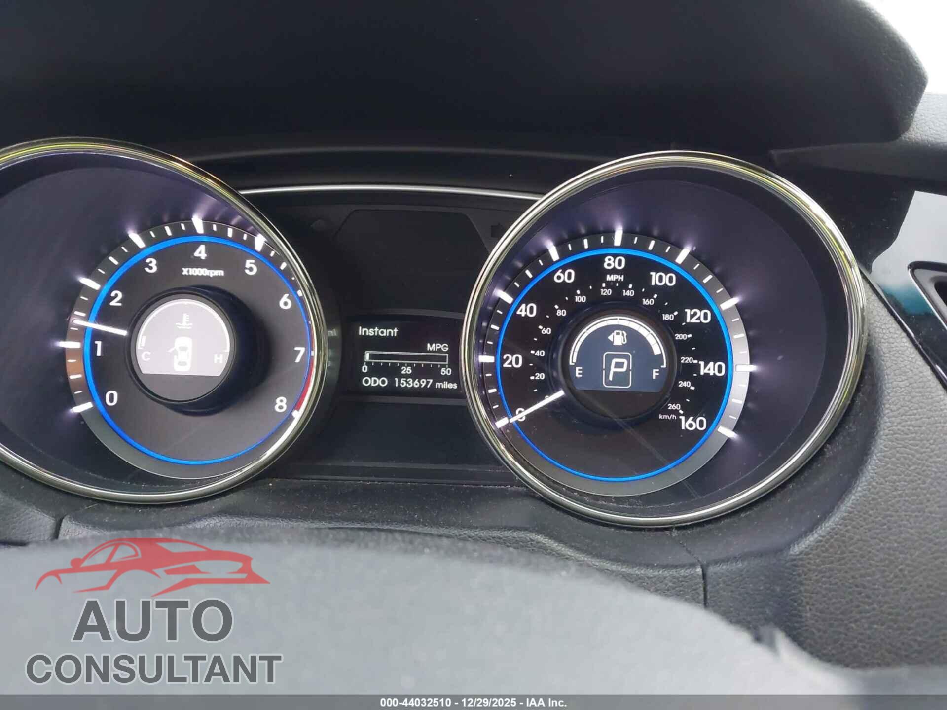 HYUNDAI SONATA 2012 - 5NPEC4AC2CH326225