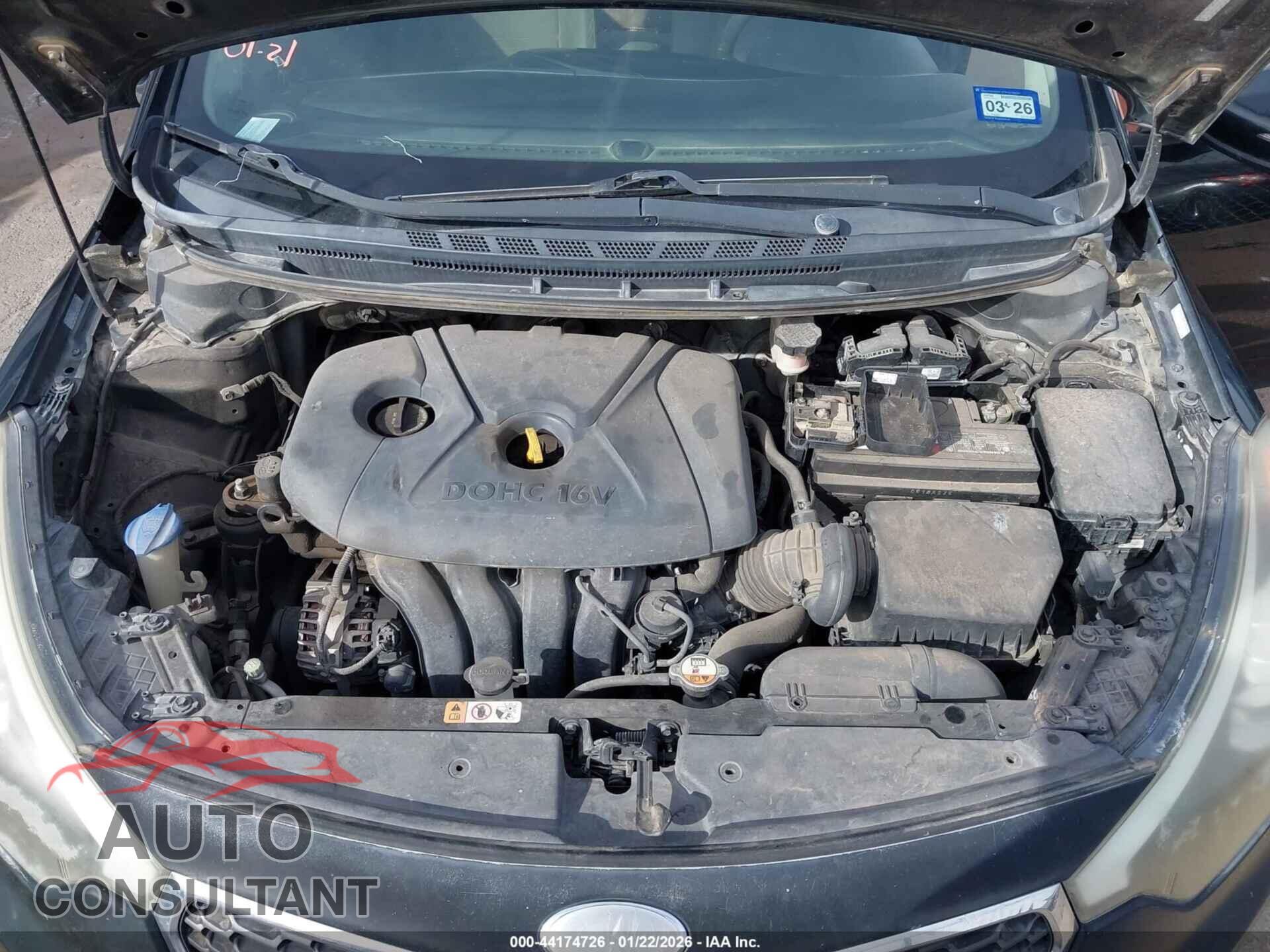 KIA FORTE 2014 - KNAFX4A63E5101332