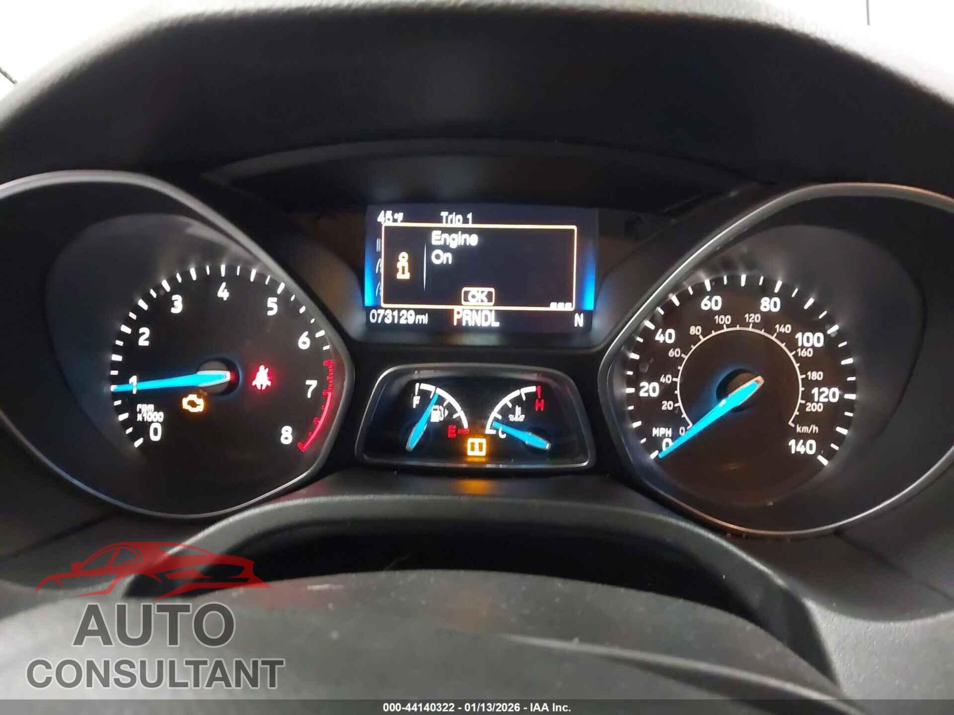 FORD FOCUS 2018 - 1FADP3K25JL290786