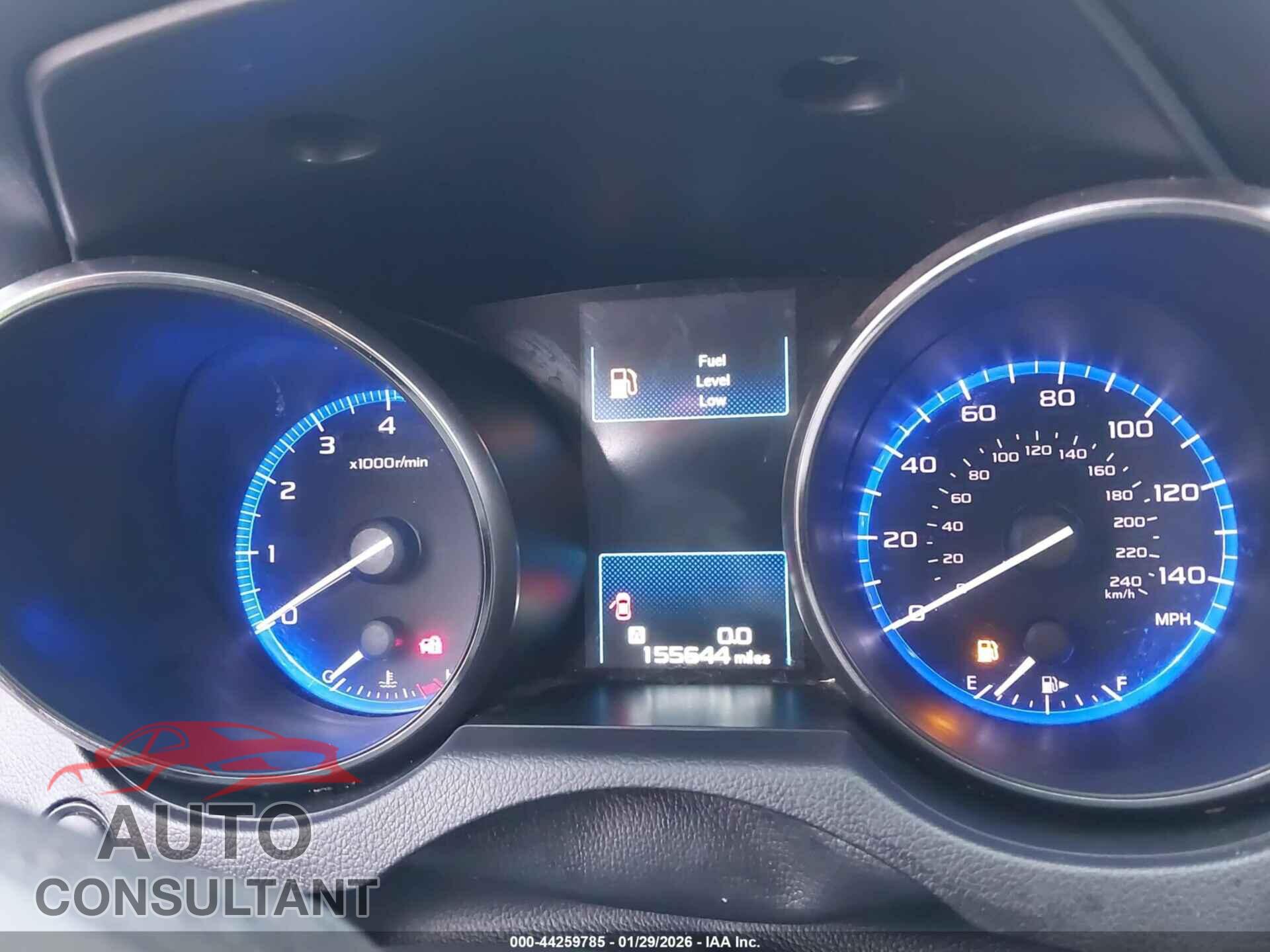 SUBARU OUTBACK 2017 - 4S4BSANC7H3275284