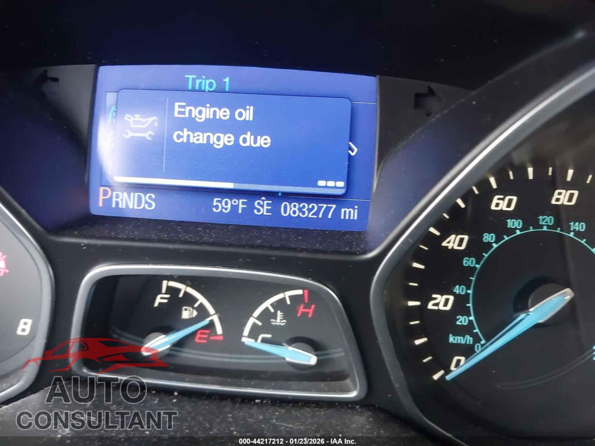 FORD FOCUS 2013 - 1FADP3F21DL164231