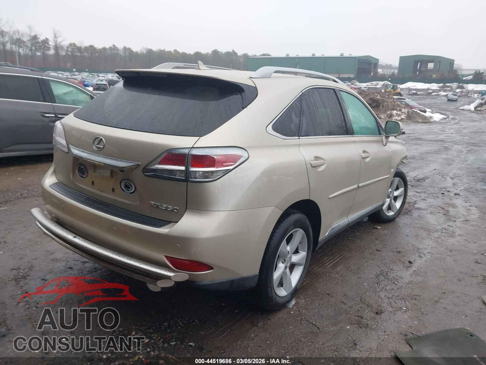 LEXUS RX 350 2013 - 2T2BK1BAXDC205444