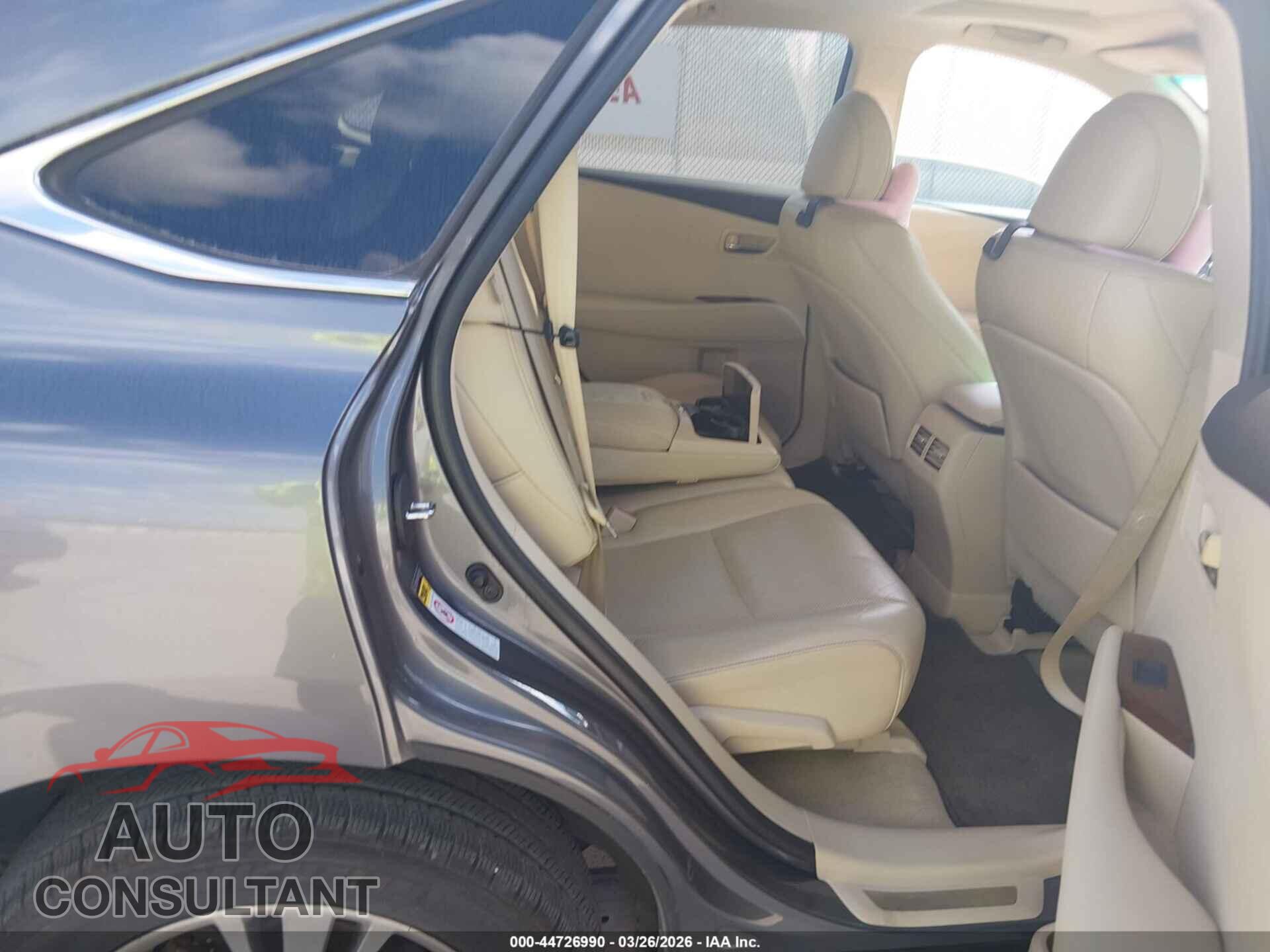 LEXUS RX 350 2013 - 2T2ZK1BA5DC097801