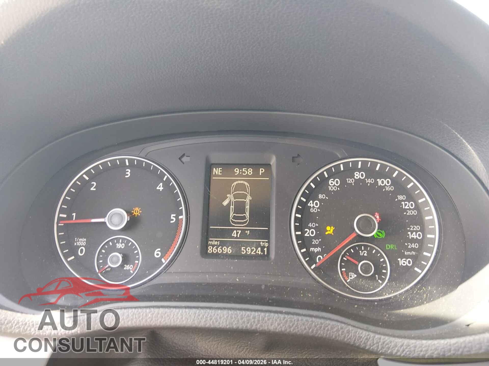 VOLKSWAGEN PASSAT 2012 - 1VWBN7A30CC028070