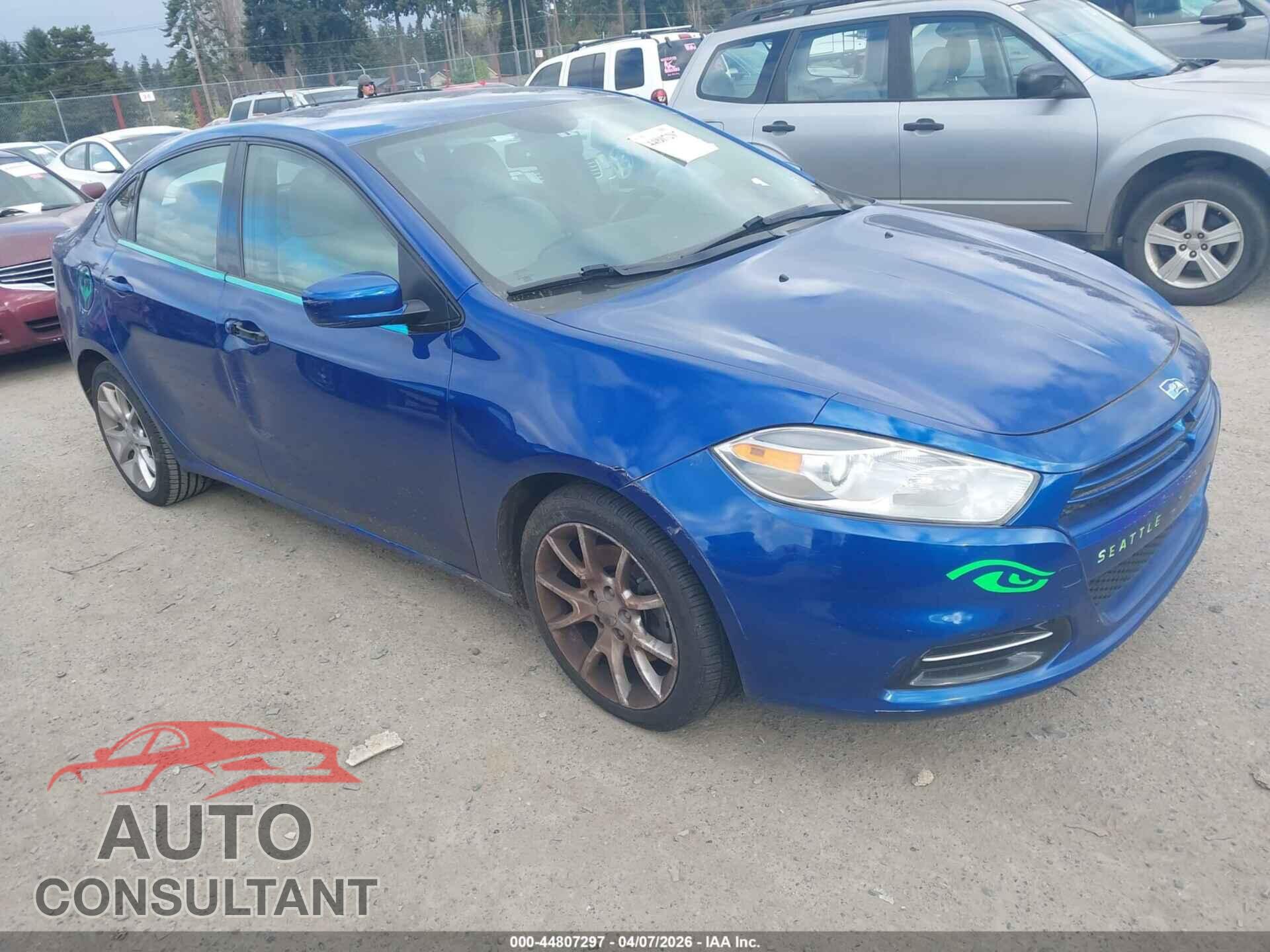 DODGE DART 2013 - 1C3CDFBHXDD709125
