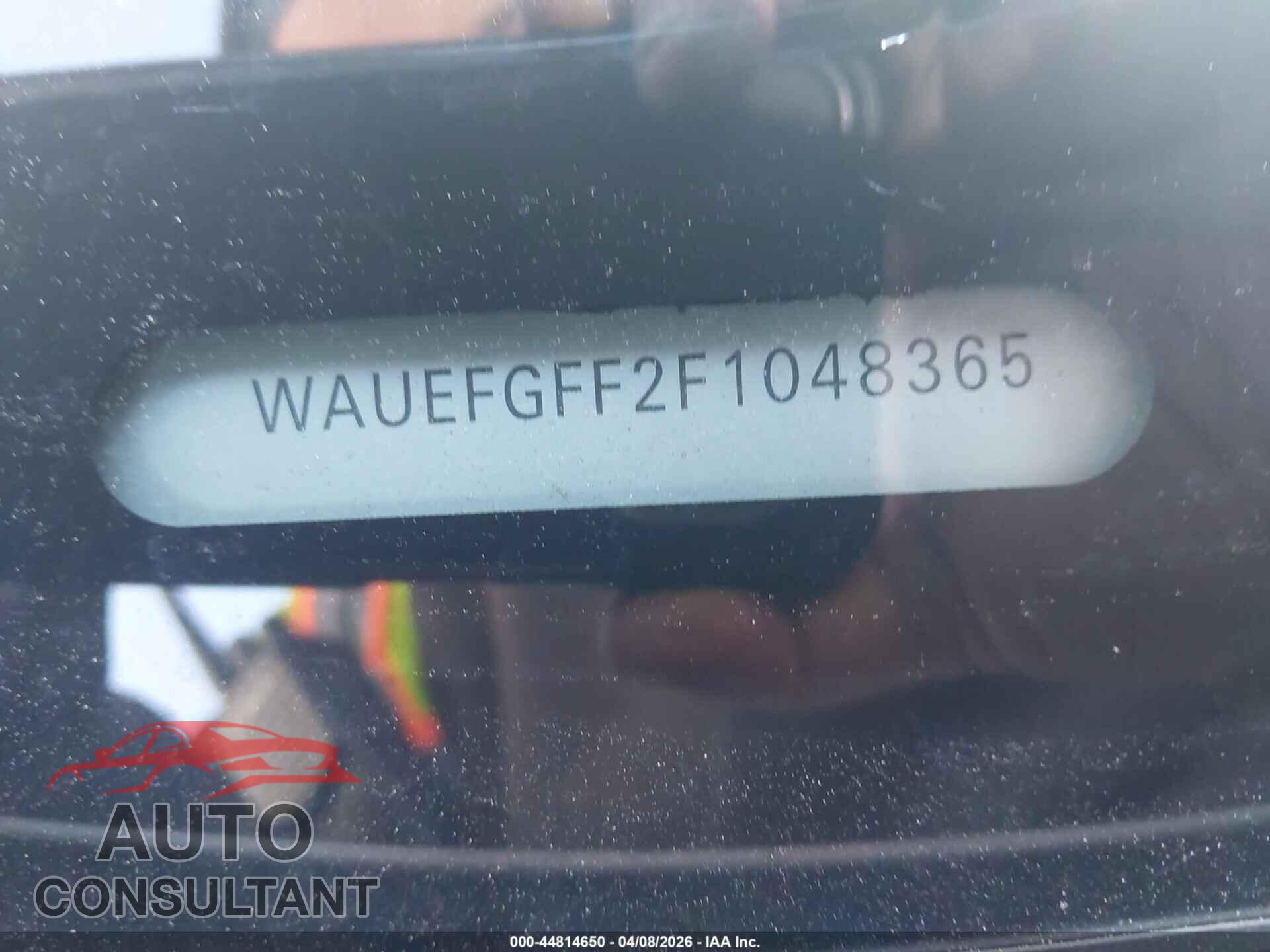 AUDI A3 2015 - WAUEFGFF2F1048365