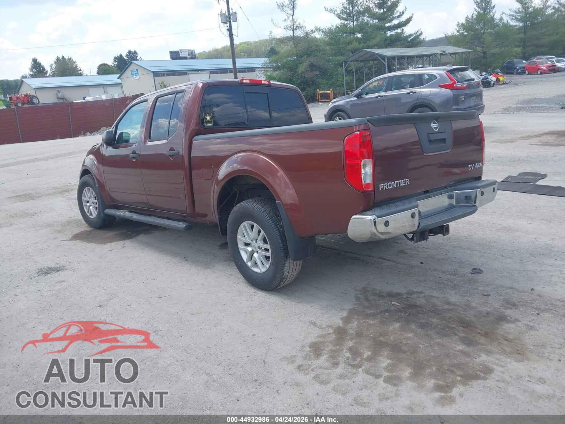 NISSAN FRONTIER 2017 - 1N6AD0FV3HN710596