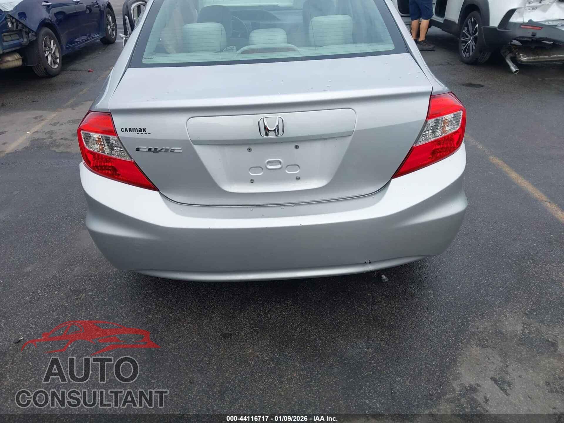 HONDA CIVIC 2012 - 19XFB2F53CE362659