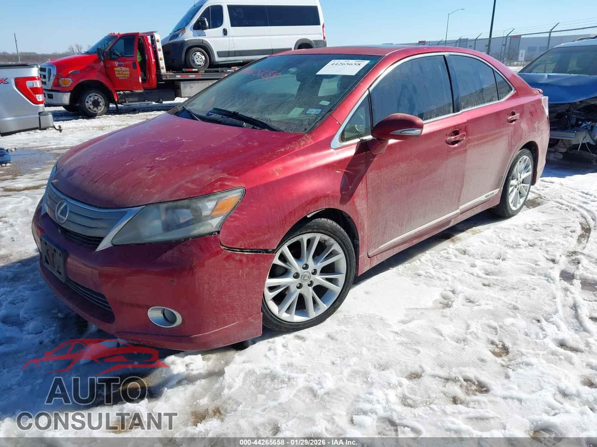LEXUS HS 250H 2010 - JTHBB1BA3A2027082