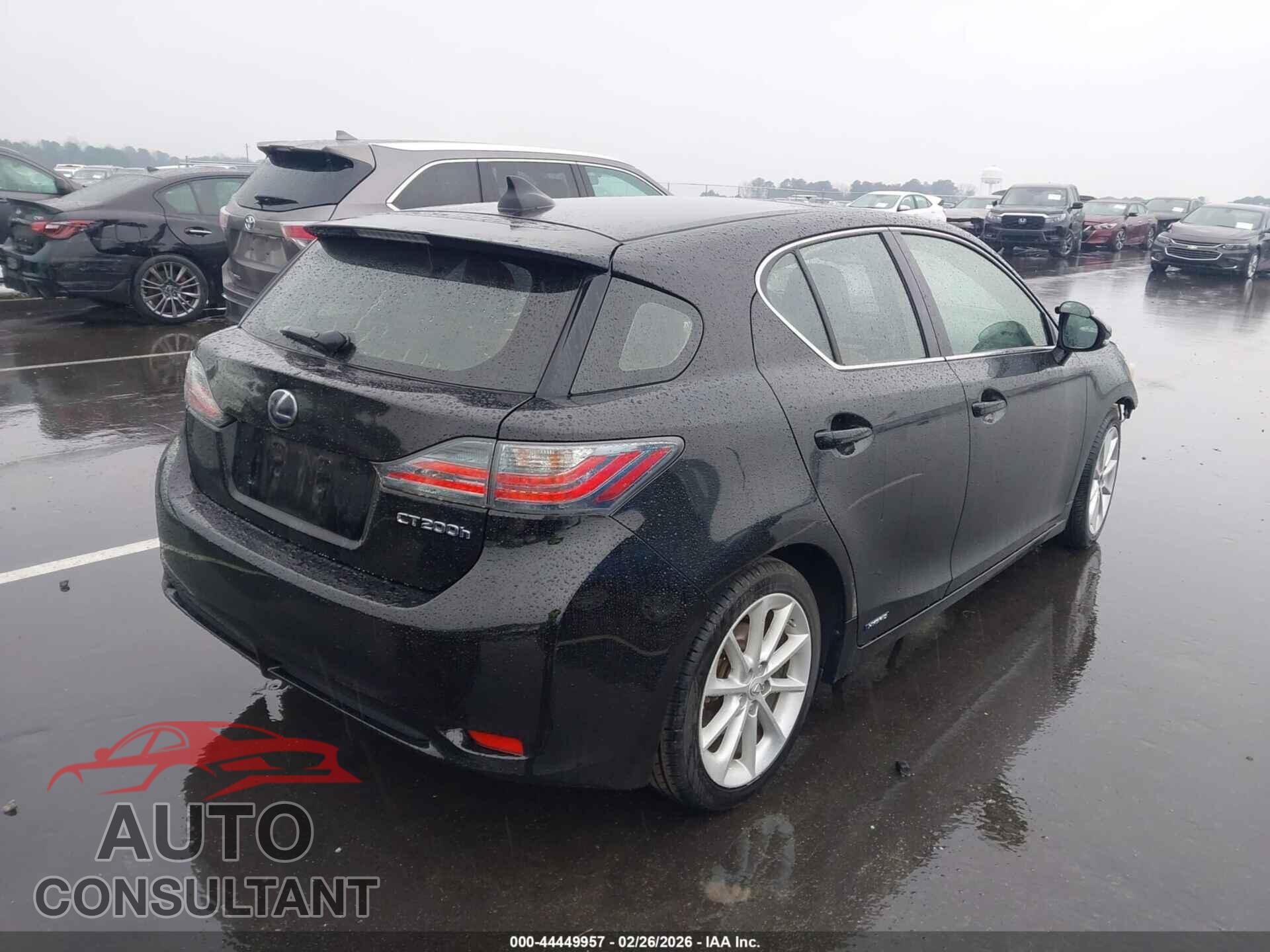 LEXUS CT 200H 2012 - JTHKD5BH1C2075908