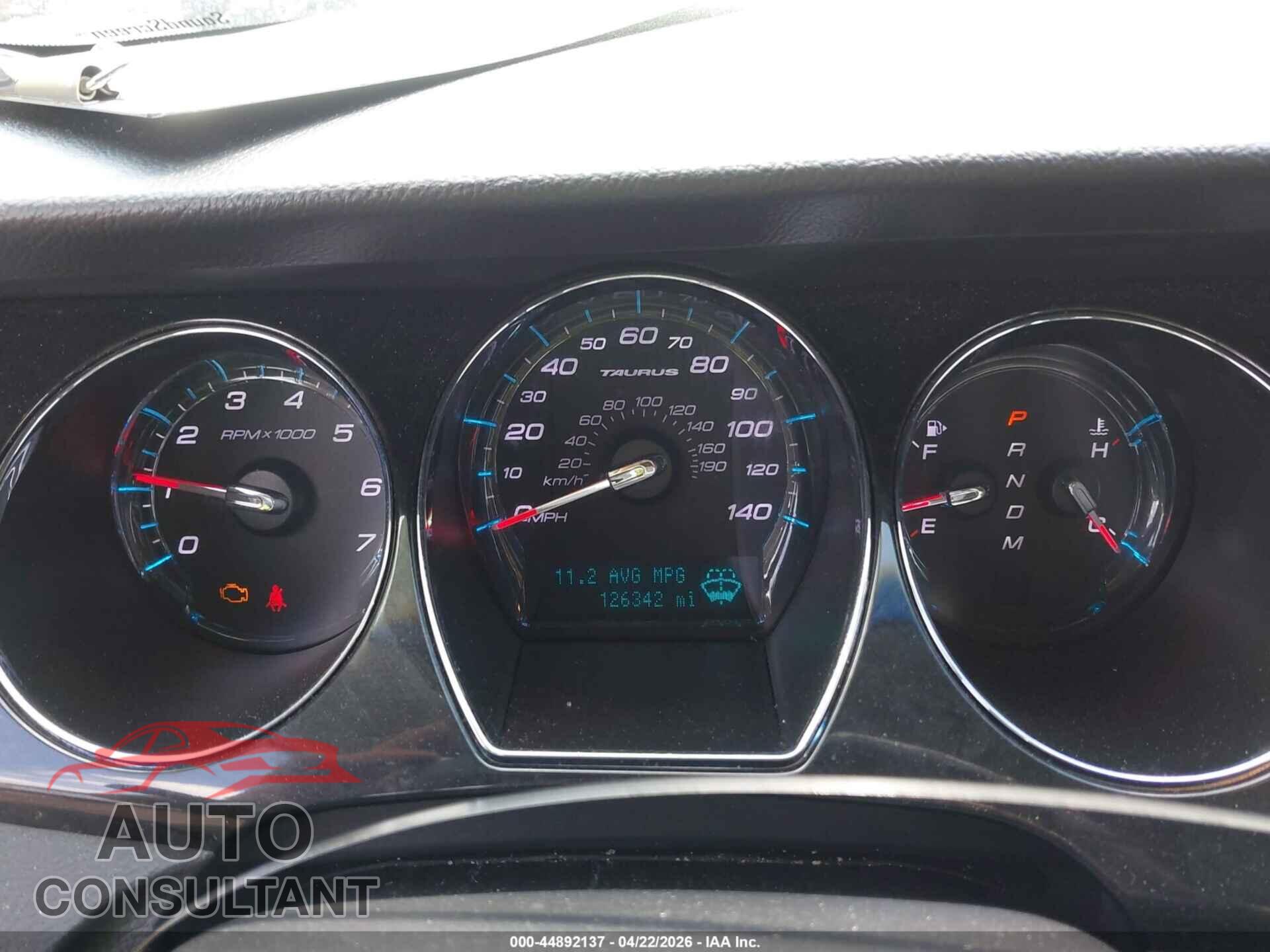 FORD TAURUS 2010 - 1FAHP2JW7AG149808