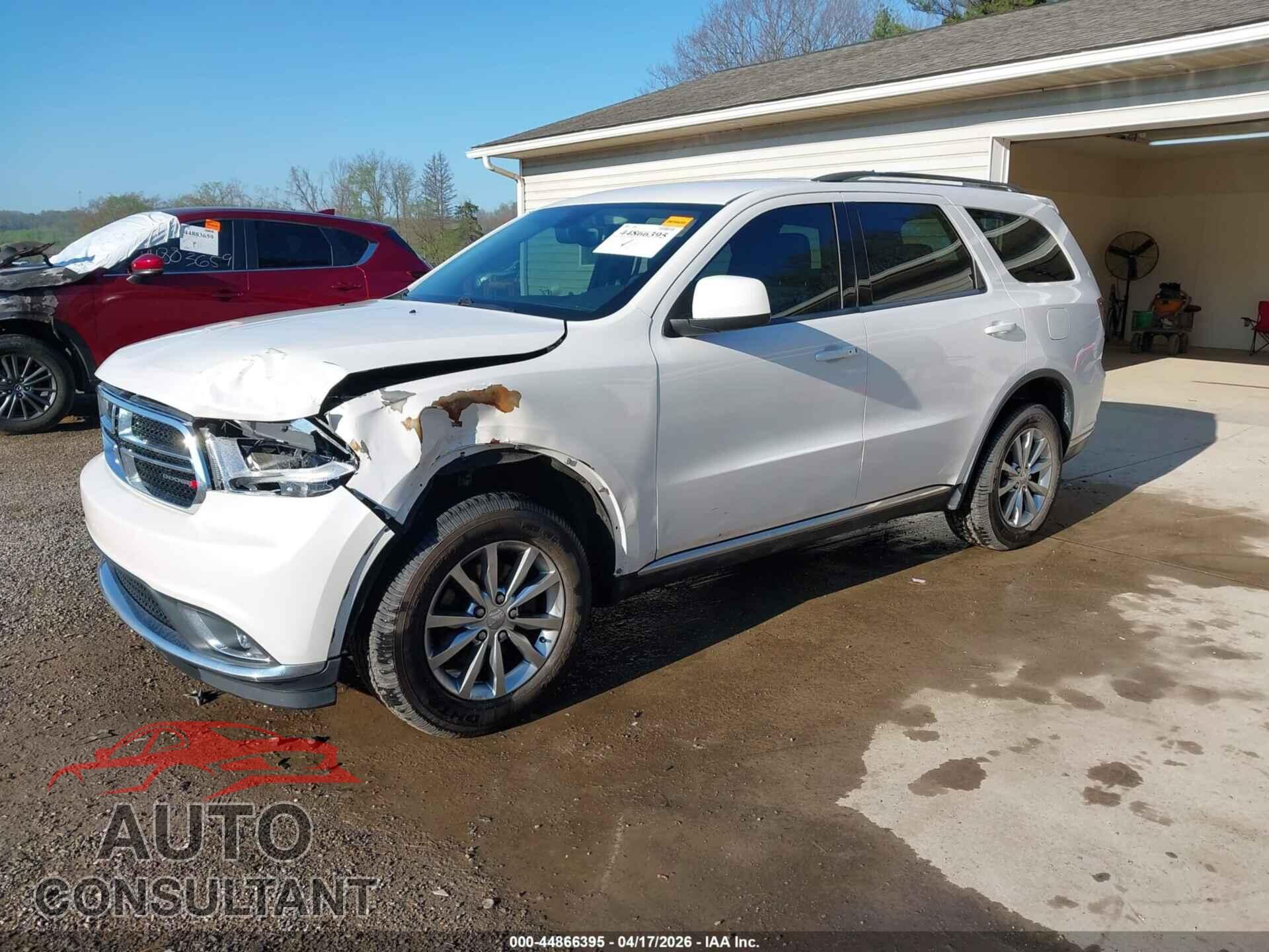 DODGE DURANGO 2017 - 1C4RDJAG2HC833905