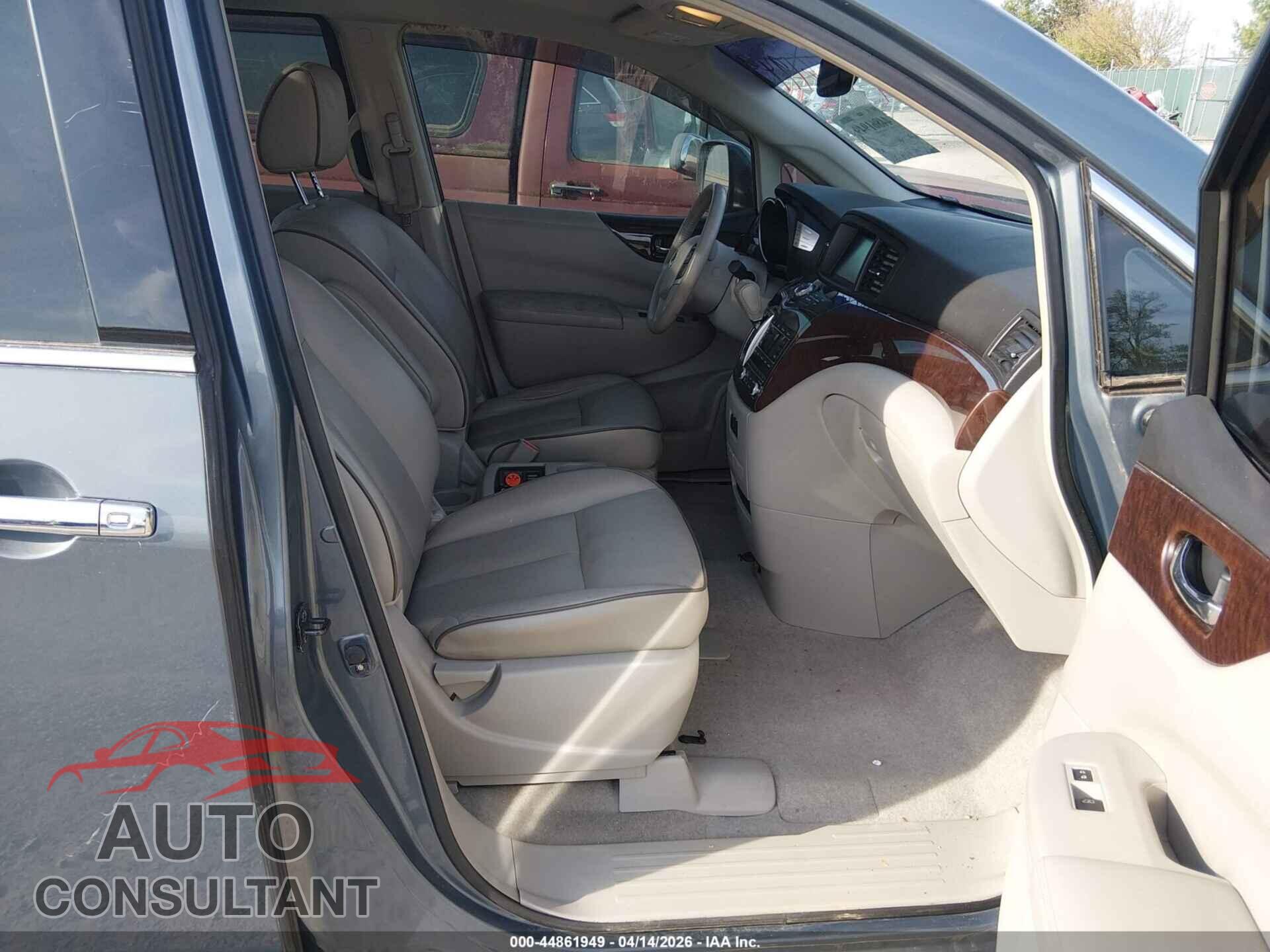 NISSAN QUEST 2012 - JN8AE2KP1C9043133