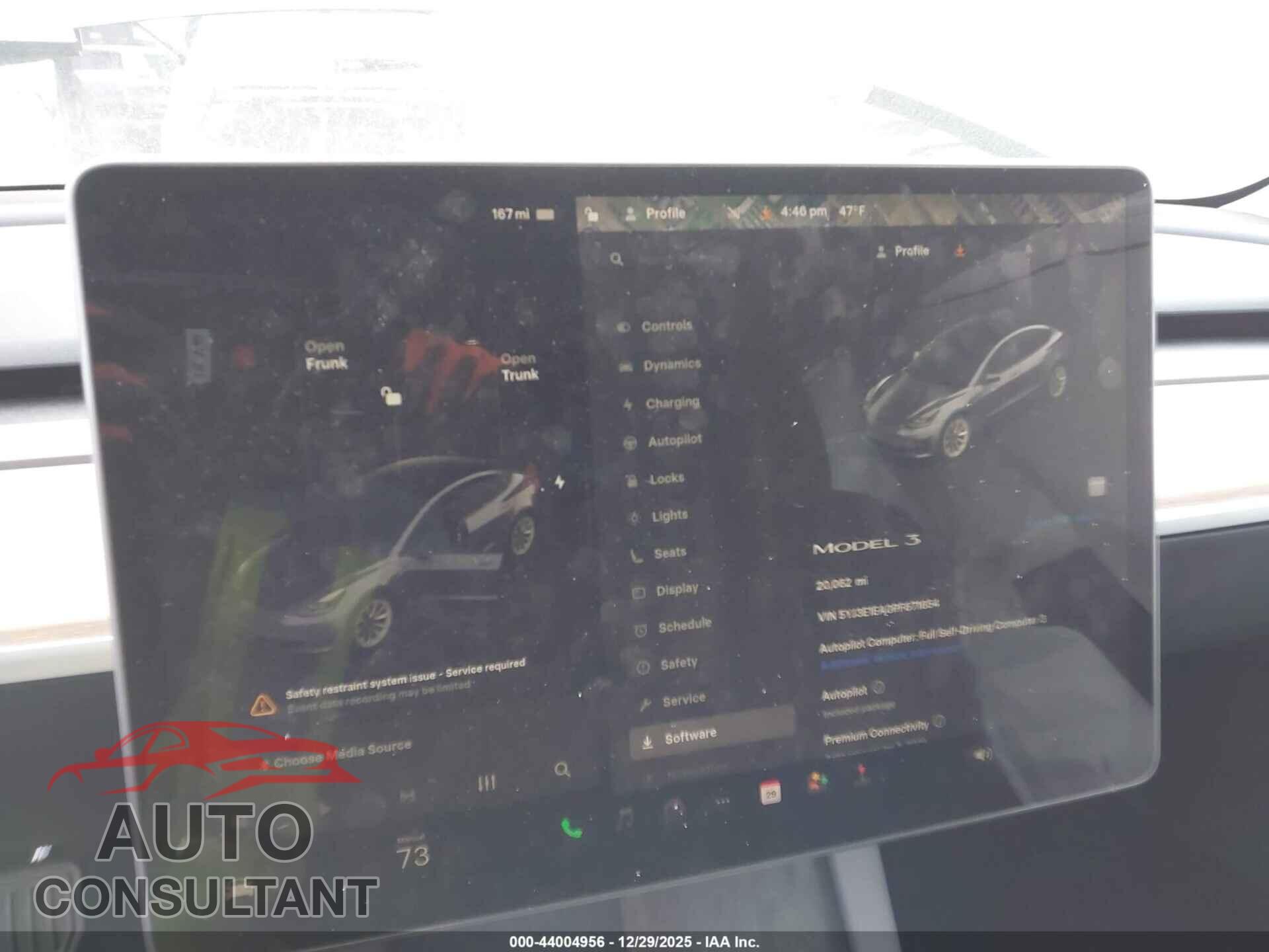 TESLA MODEL 3 2023 - 5YJ3E1EA0PF671654