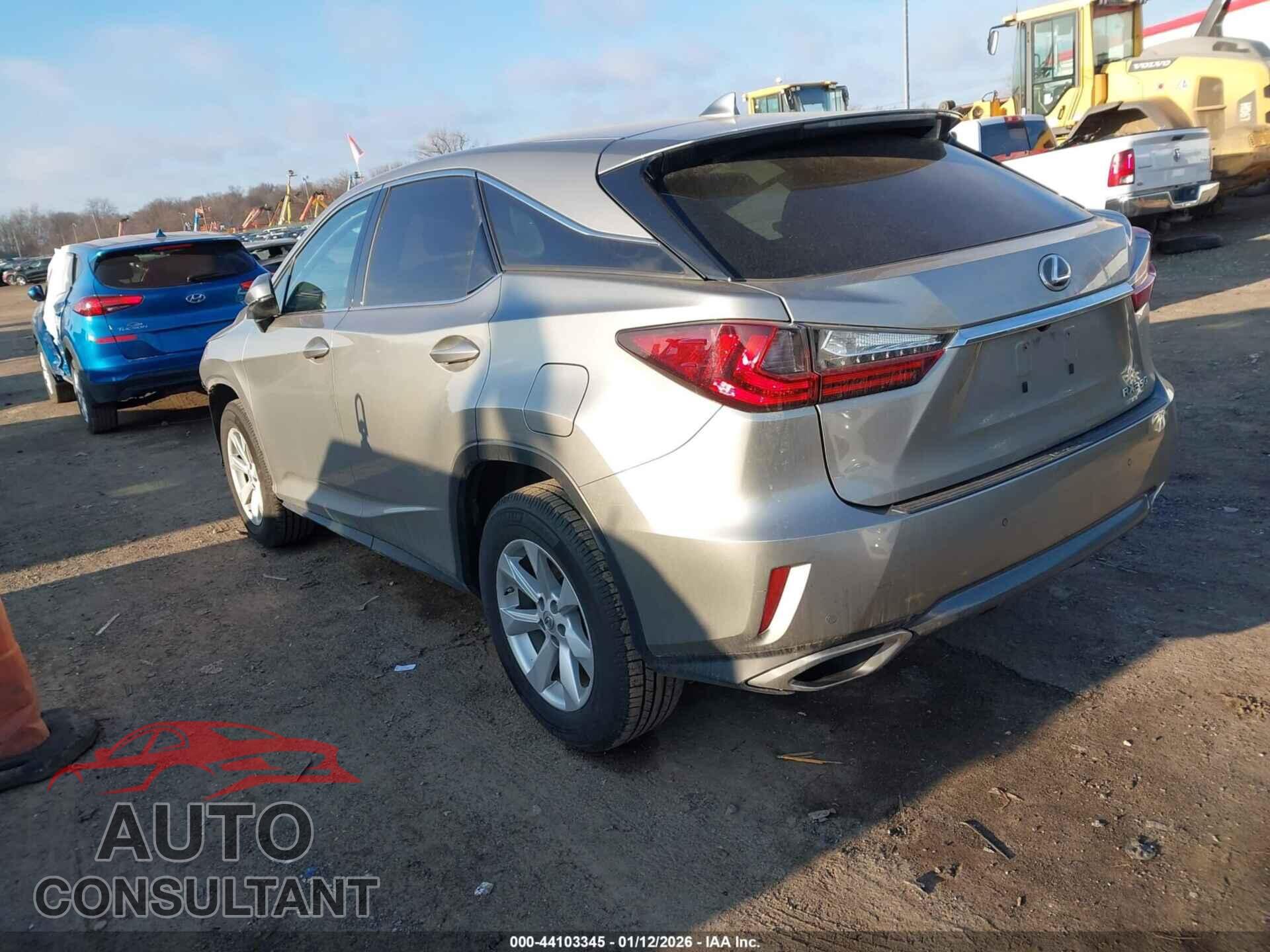 LEXUS RX 350 2017 - 2T2BZMCA9HC113775