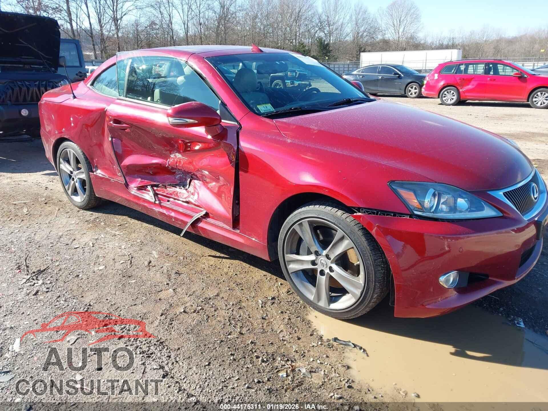 LEXUS IS 350C 2012 - JTHFE2C21C2507887
