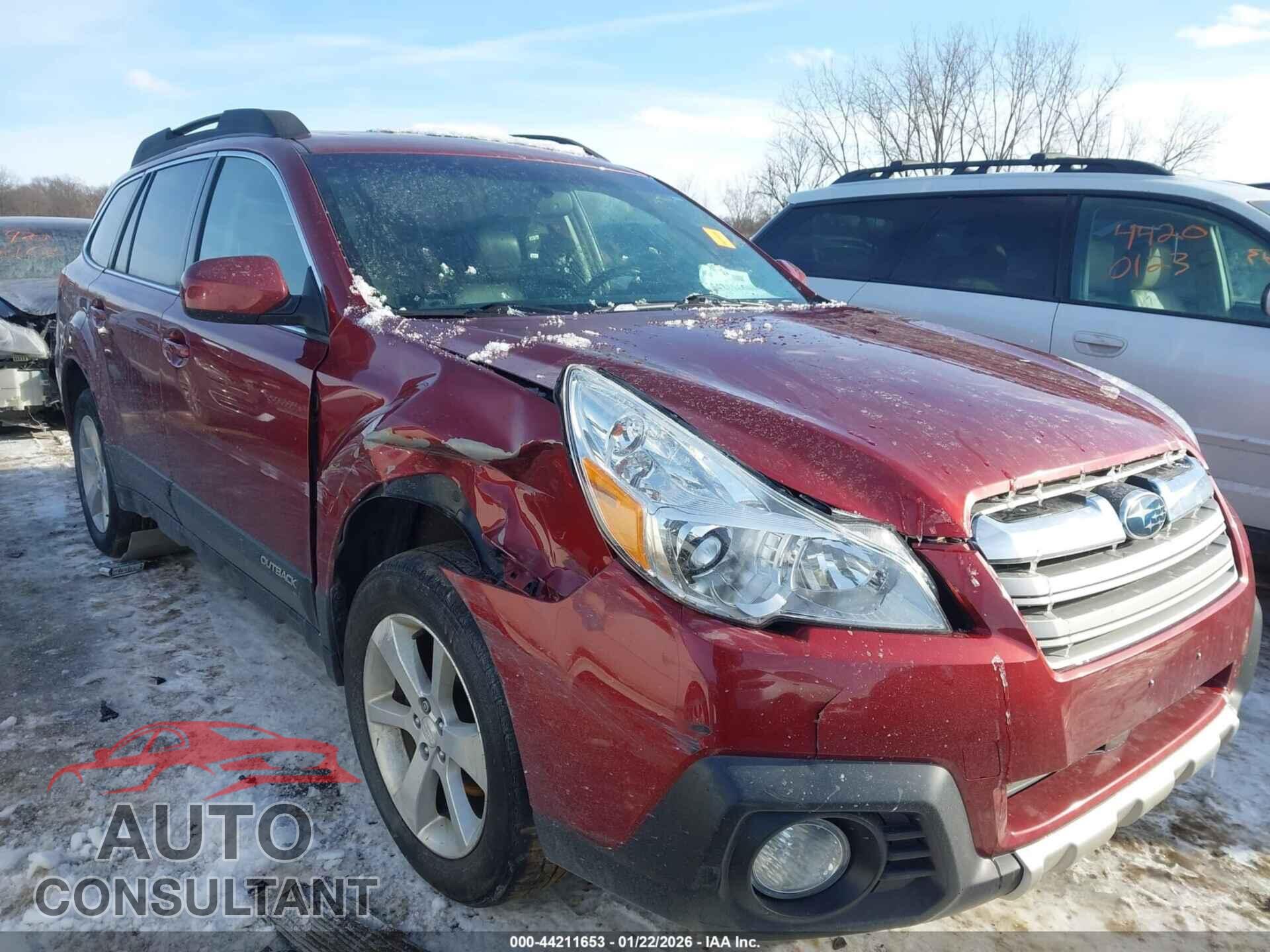 SUBARU OUTBACK 2013 - 4S4BRCLC0D3244379