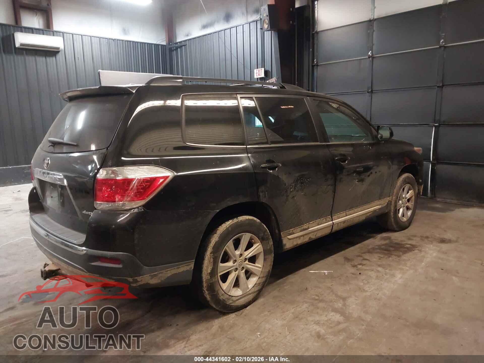 TOYOTA HIGHLANDER 2012 - 5TDBK3EH0CS110731