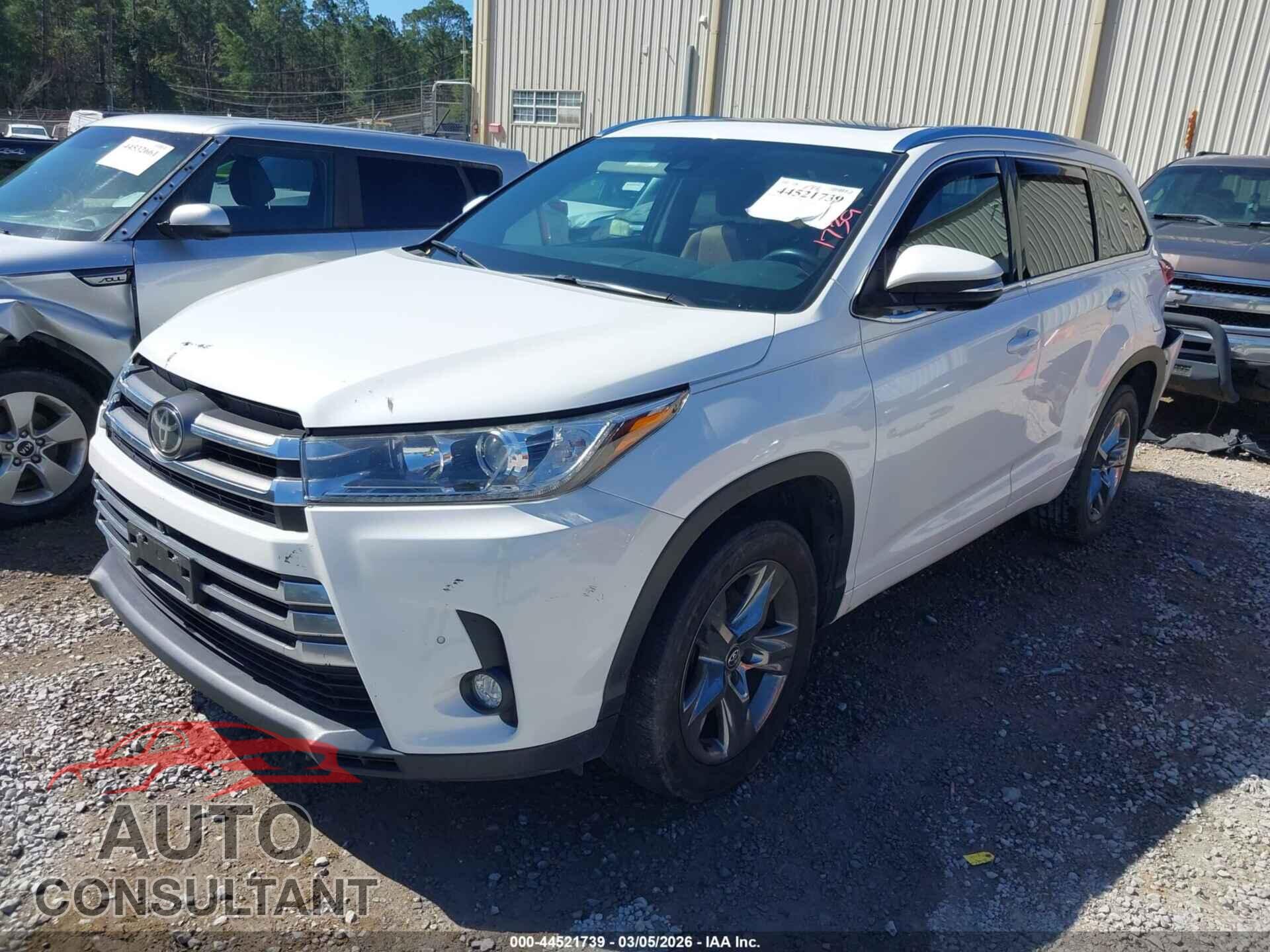 TOYOTA HIGHLANDER 2017 - 5TDYZRFH1HS204096