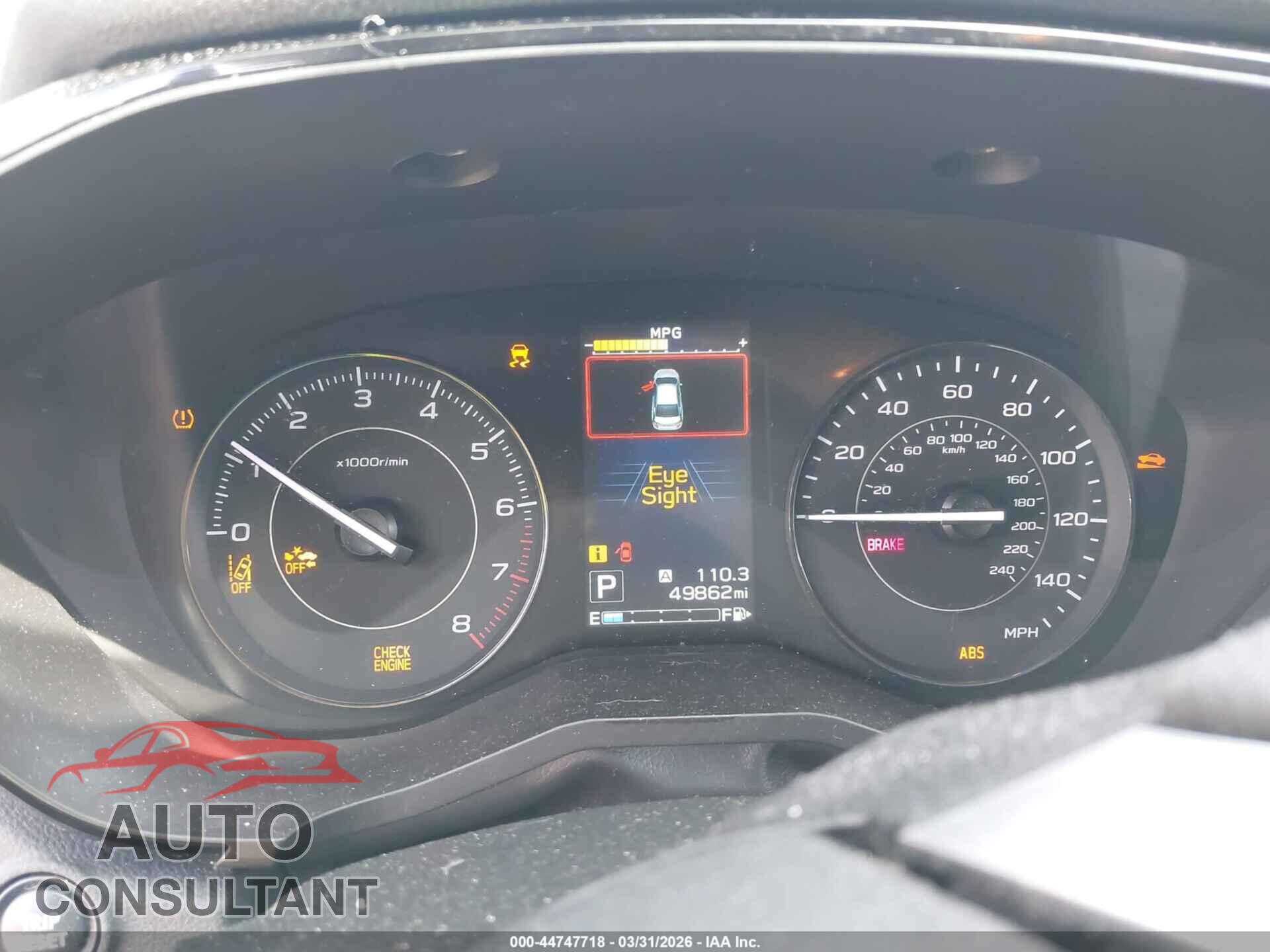 SUBARU IMPREZA 2020 - 4S3GTAB65L3727666