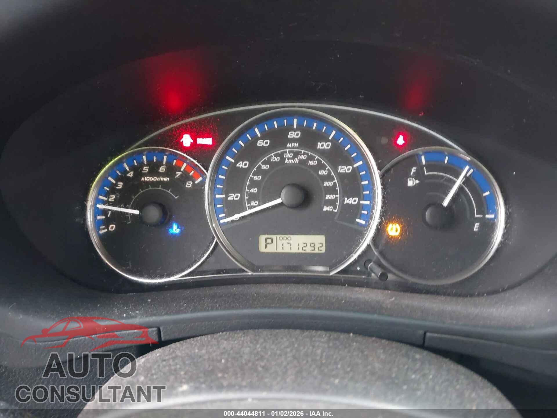 SUBARU FORESTER 2010 - JF2SH6FC9AH768036