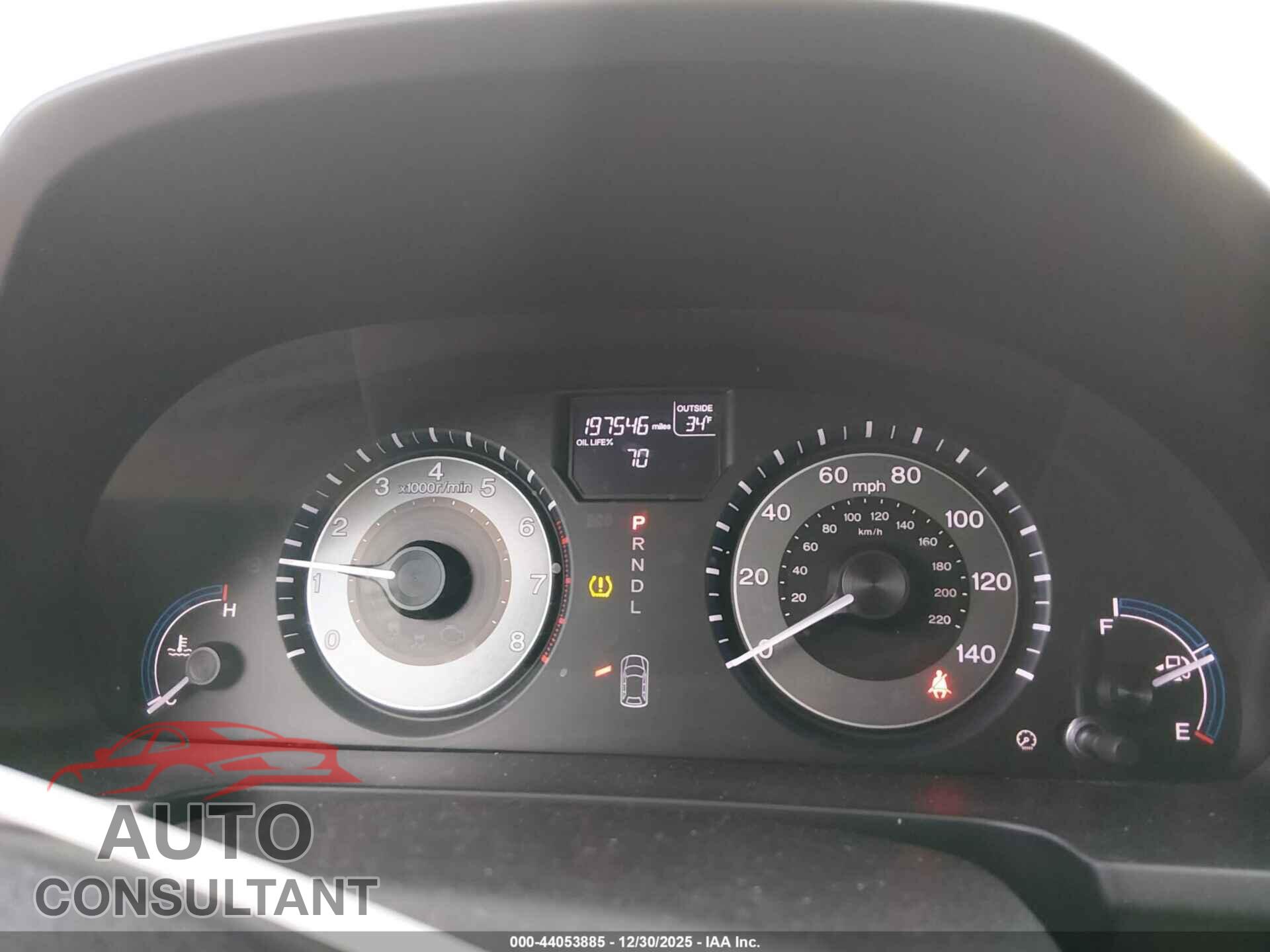 HONDA ODYSSEY 2012 - 5FNRL5H62CB061053