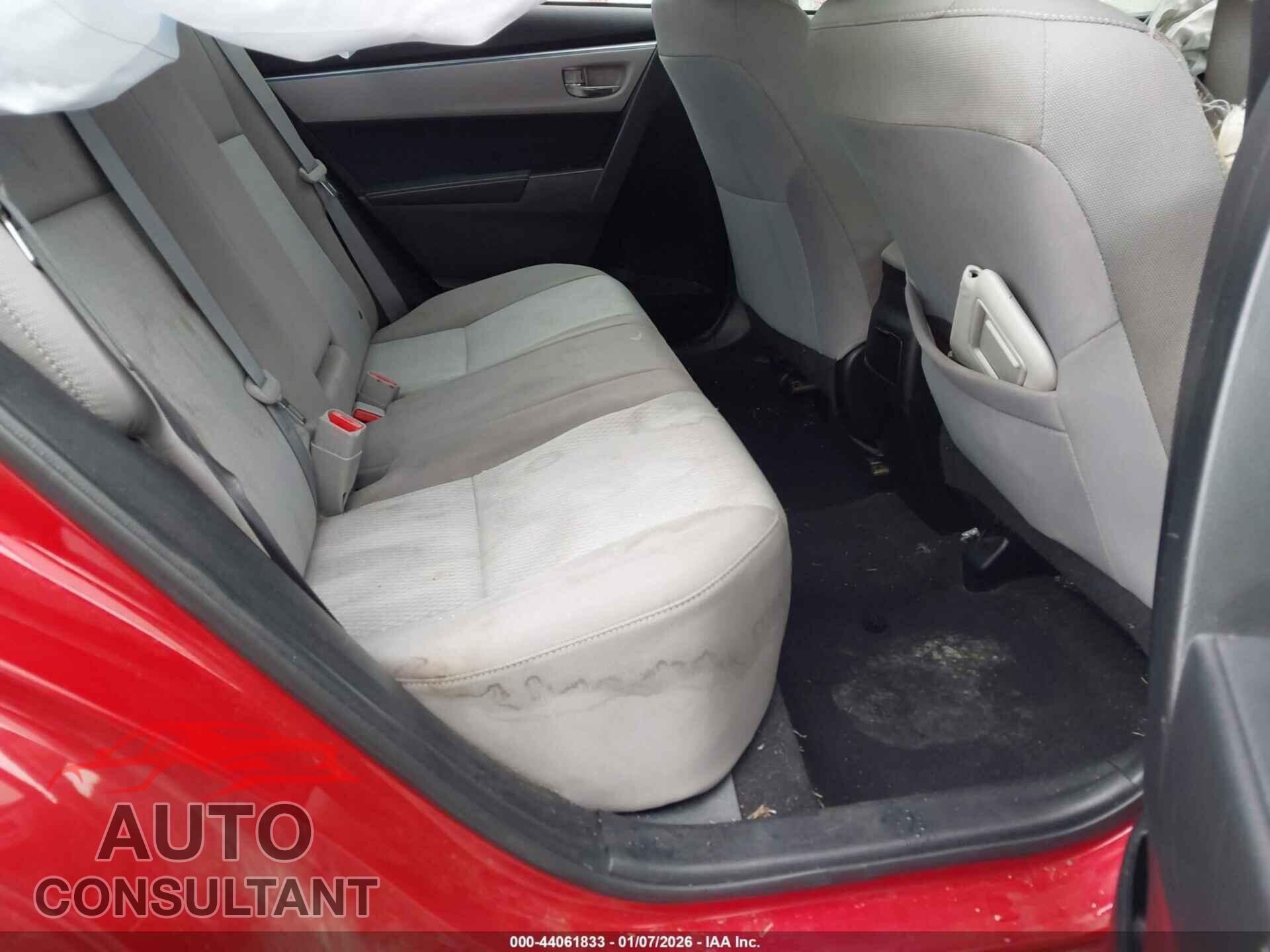 TOYOTA COROLLA 2016 - 5YFBURHE6GP545489