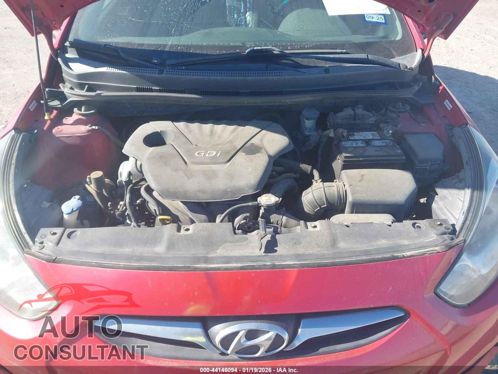 HYUNDAI ACCENT 2013 - KMHCT5AE6DU088073