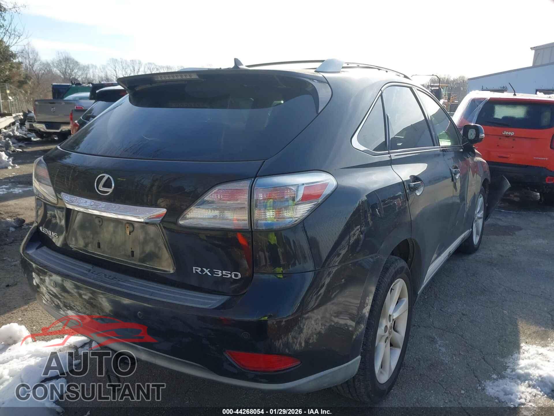LEXUS RX 350 2010 - JTJZK1BA2A2002767