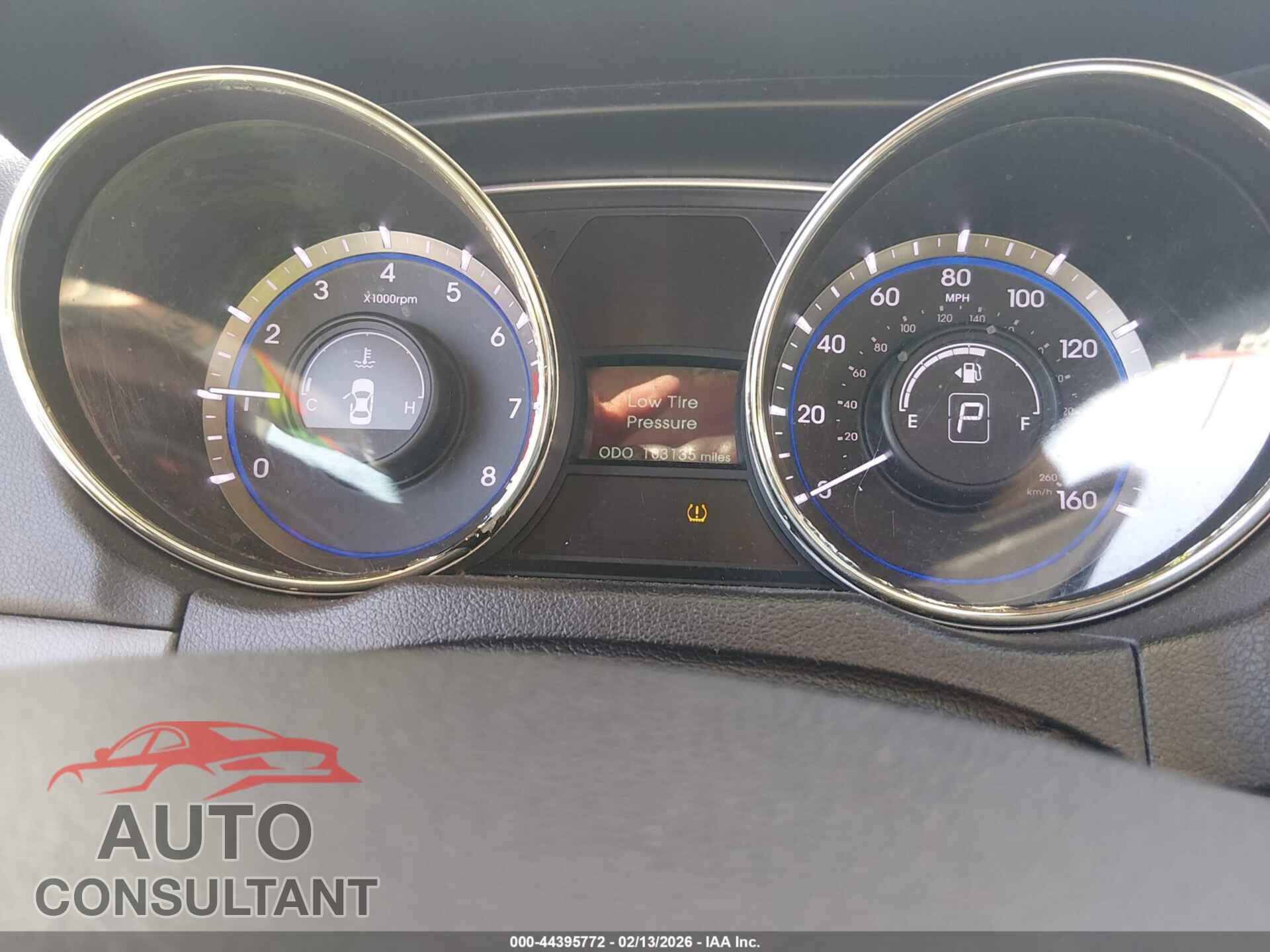 HYUNDAI SONATA 2013 - 5NPEB4AC8DH584205