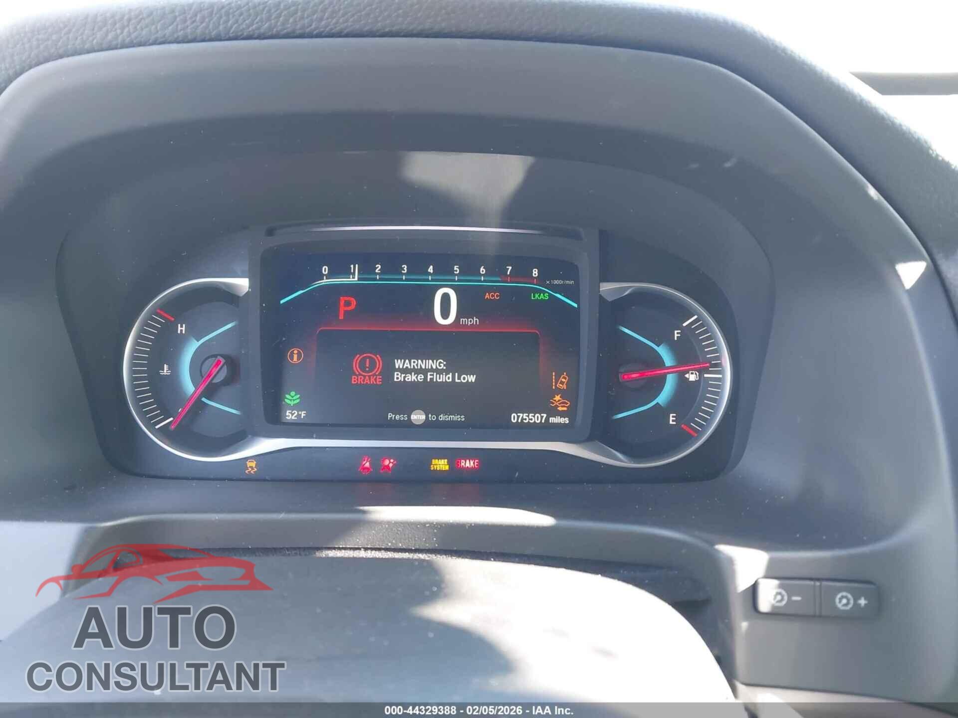 HONDA PILOT 2021 - 5FNYF6H28MB035306