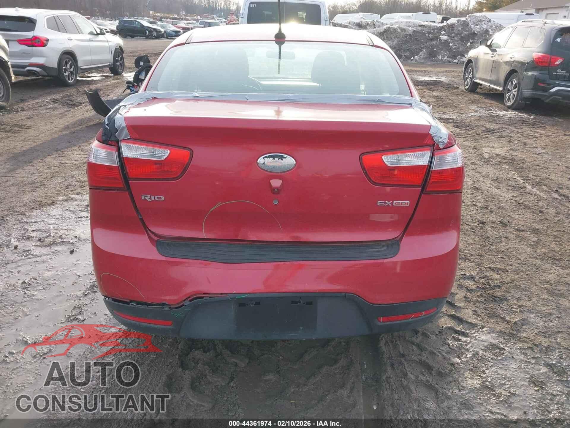 KIA RIO 2013 - KNADN4A39D6208963
