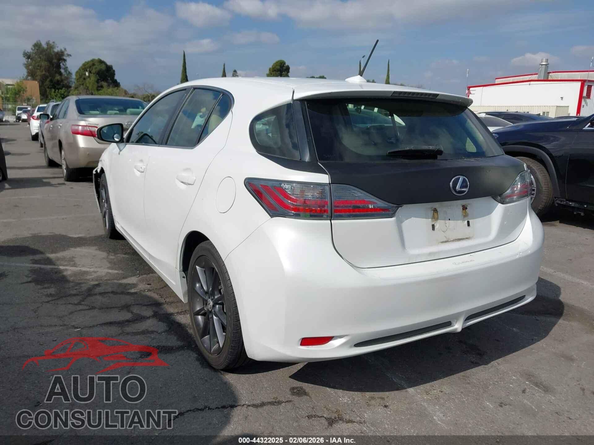 LEXUS CT 200H 2012 - JTHKD5BH8C2089045