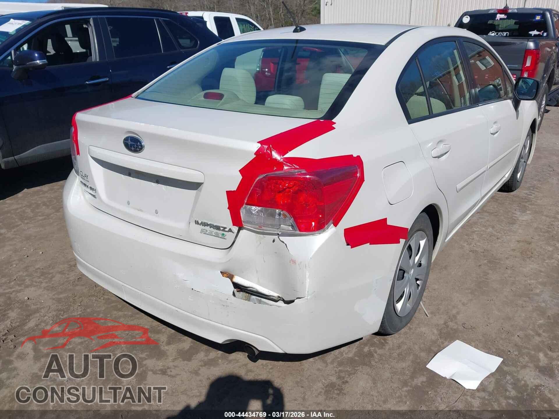 SUBARU IMPREZA 2012 - JF1GJAA66CH011732