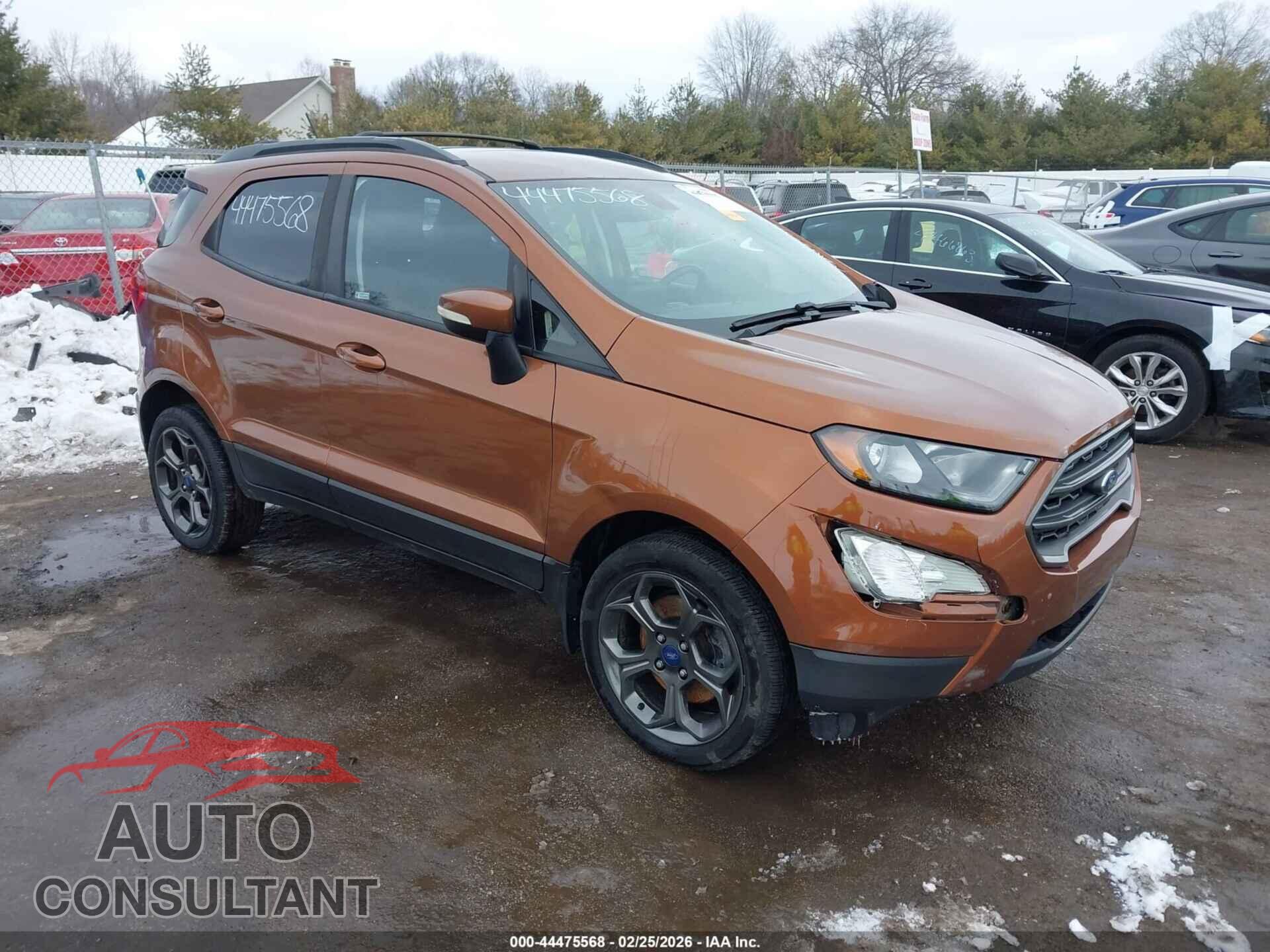 FORD ECOSPORT 2018 - MAJ6P1CL7JC162182