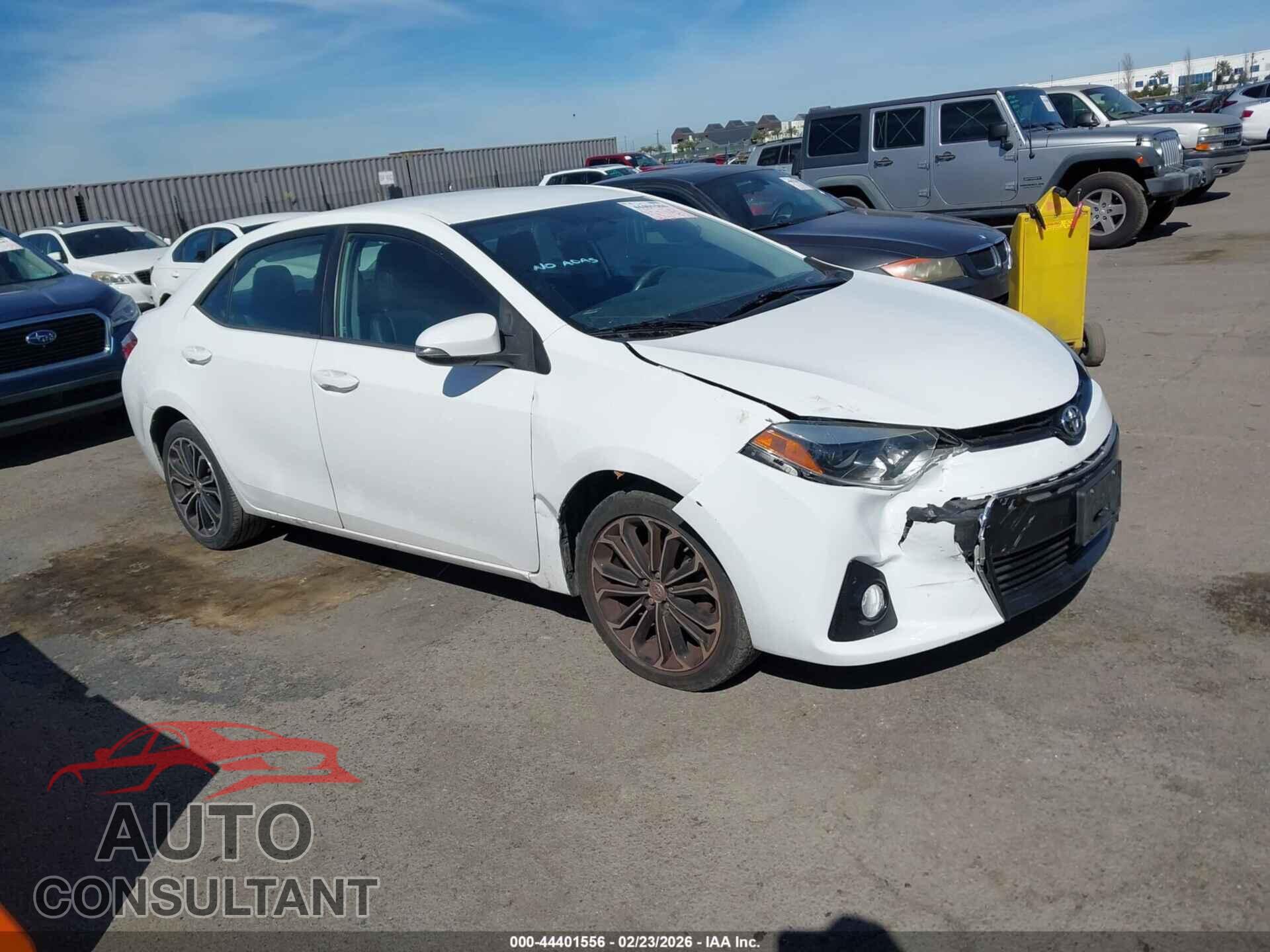 TOYOTA COROLLA 2016 - 5YFBURHE7GP563595