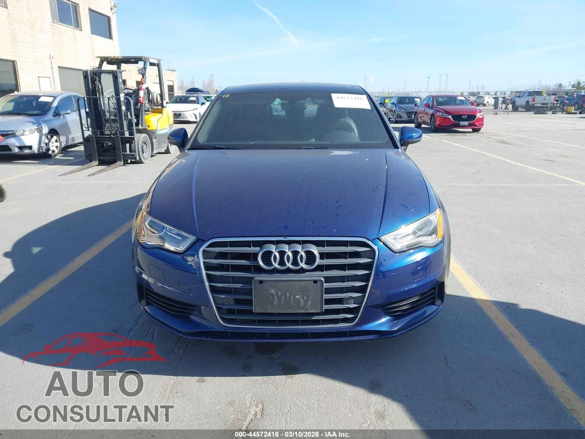 AUDI A3 2016 - WAUC7GFF2G1051532