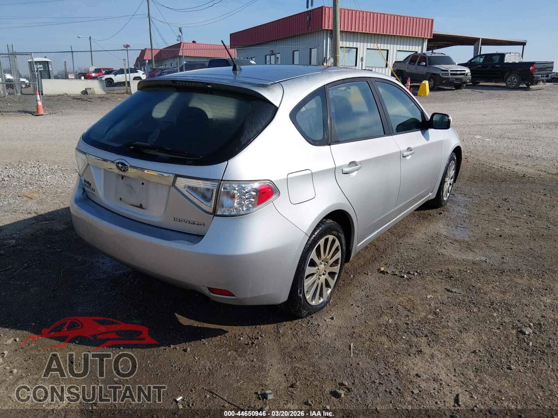 SUBARU IMPREZA 2010 - JF1GH6B62AH820875